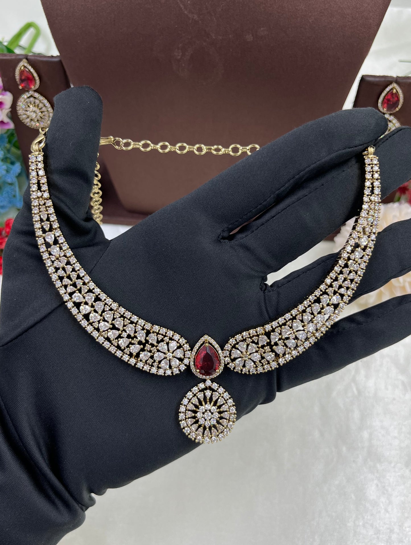 Herry Victorian American Diamond Necklace