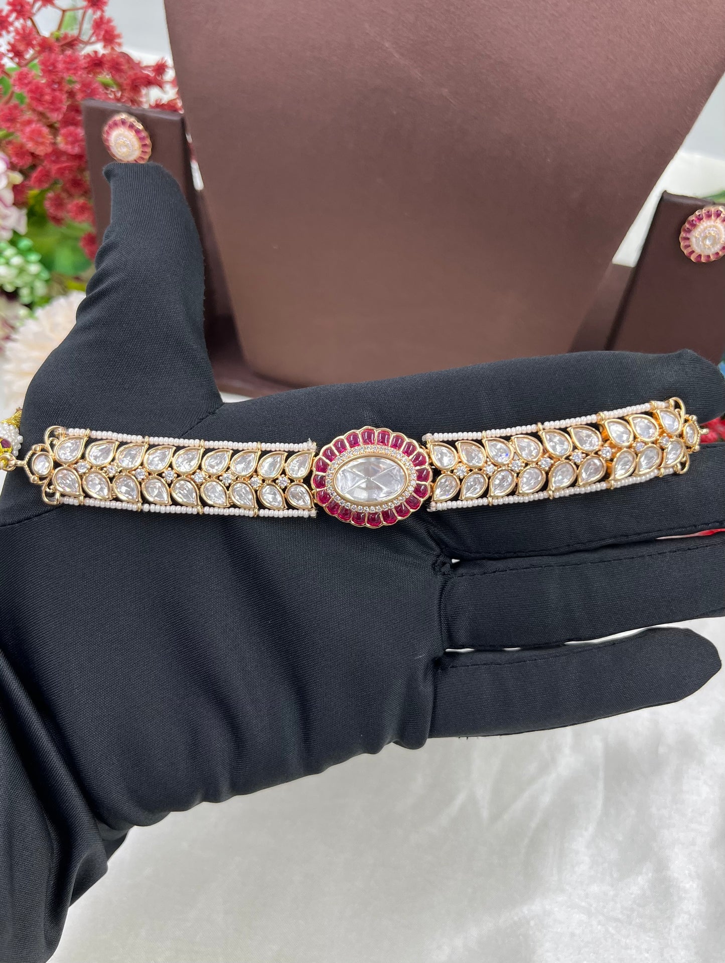 Akira Moissanite Kundan Choker