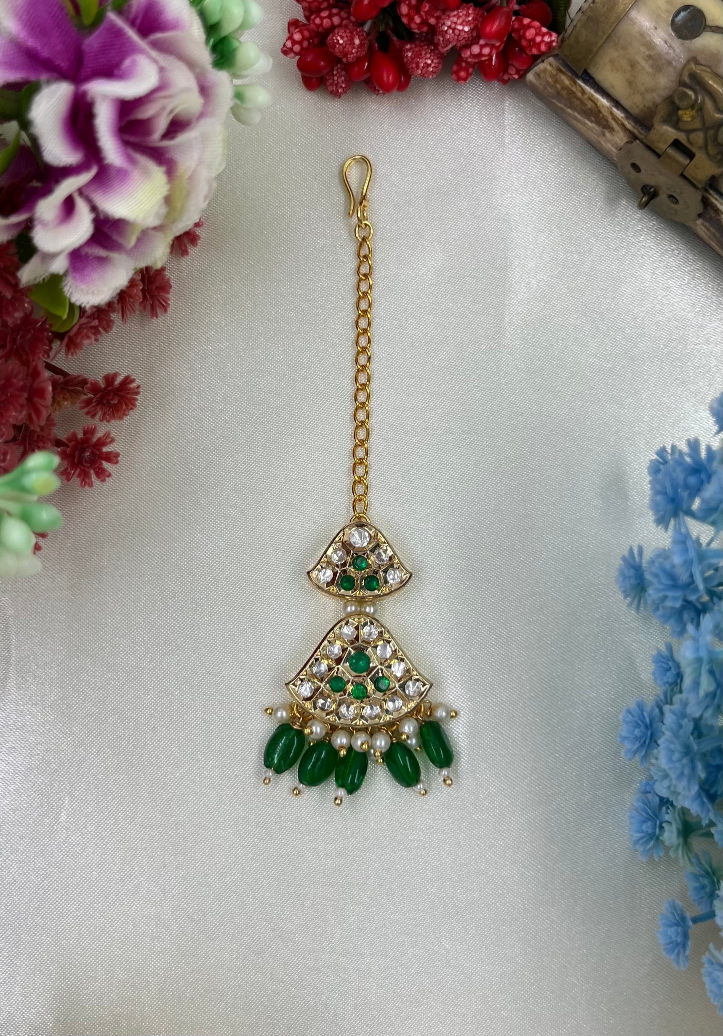 Sanika Moissanite Mang Tika