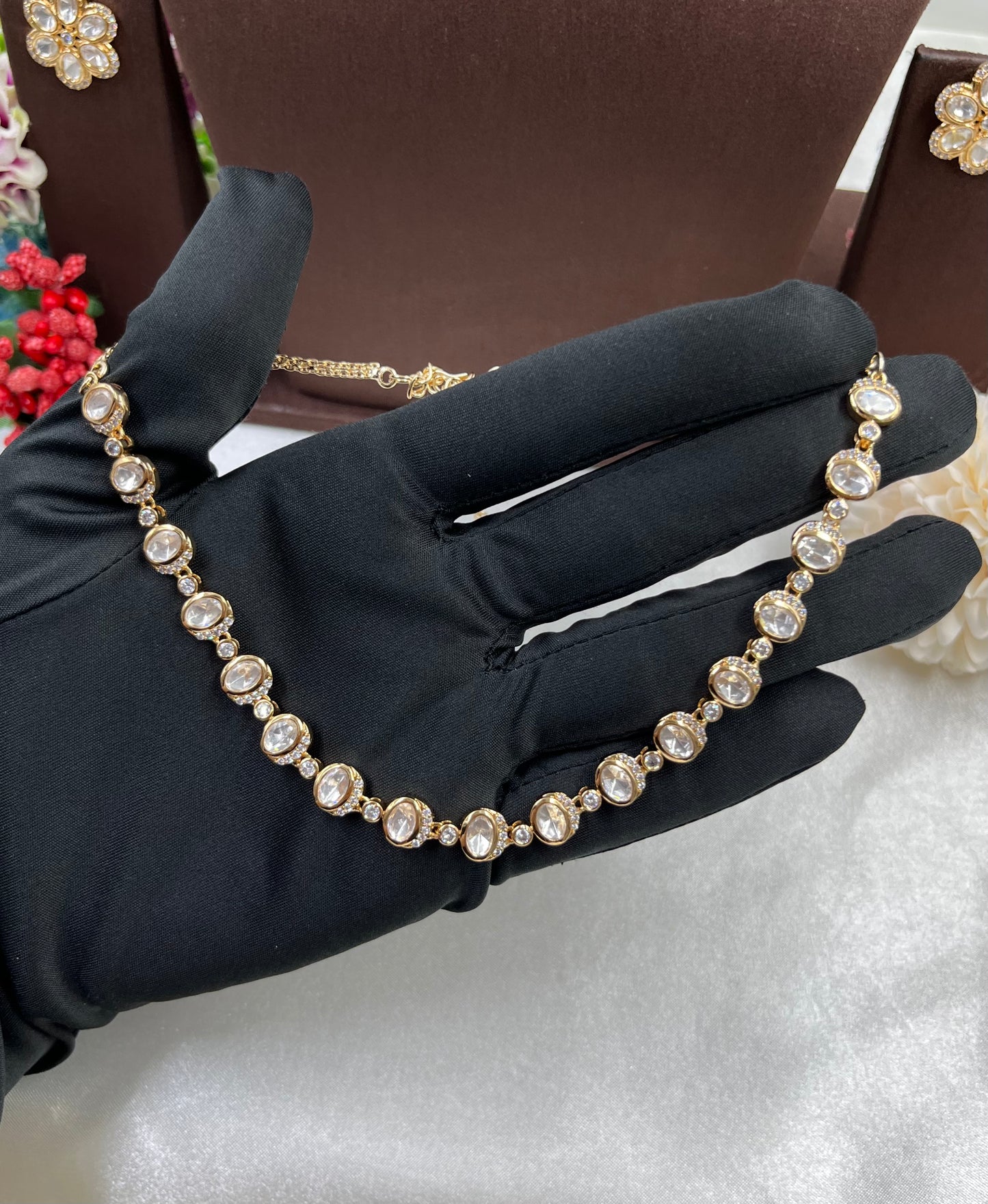 Gauri Moissanite Necklace