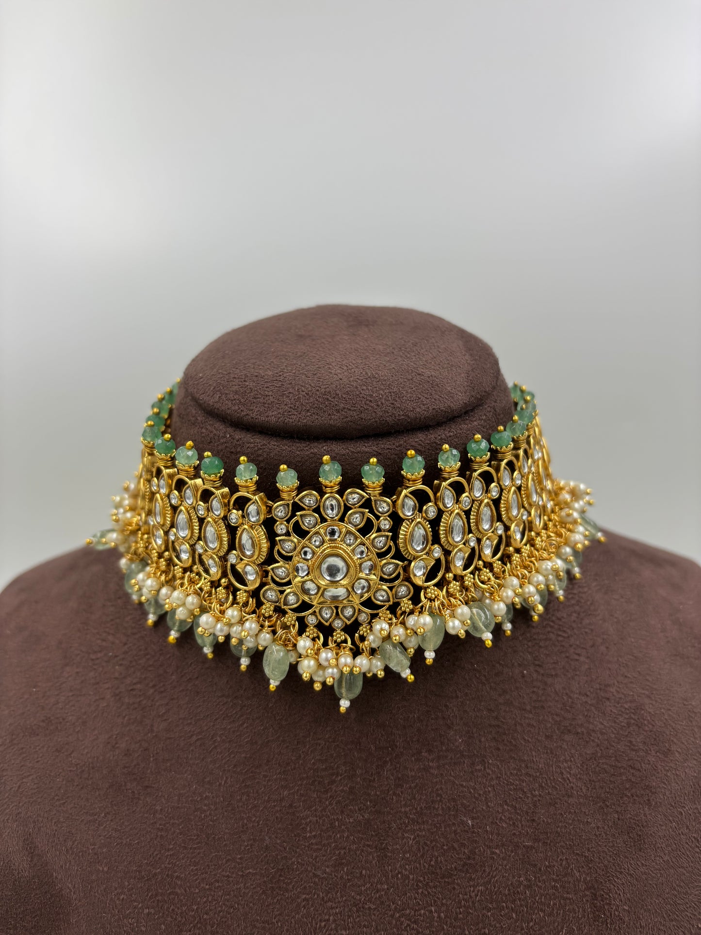 Swarna Pushpa Choker Necklace