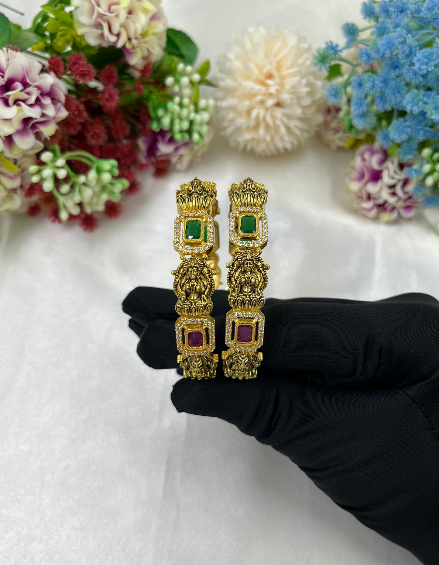 Chitra Temple Premium Bangles