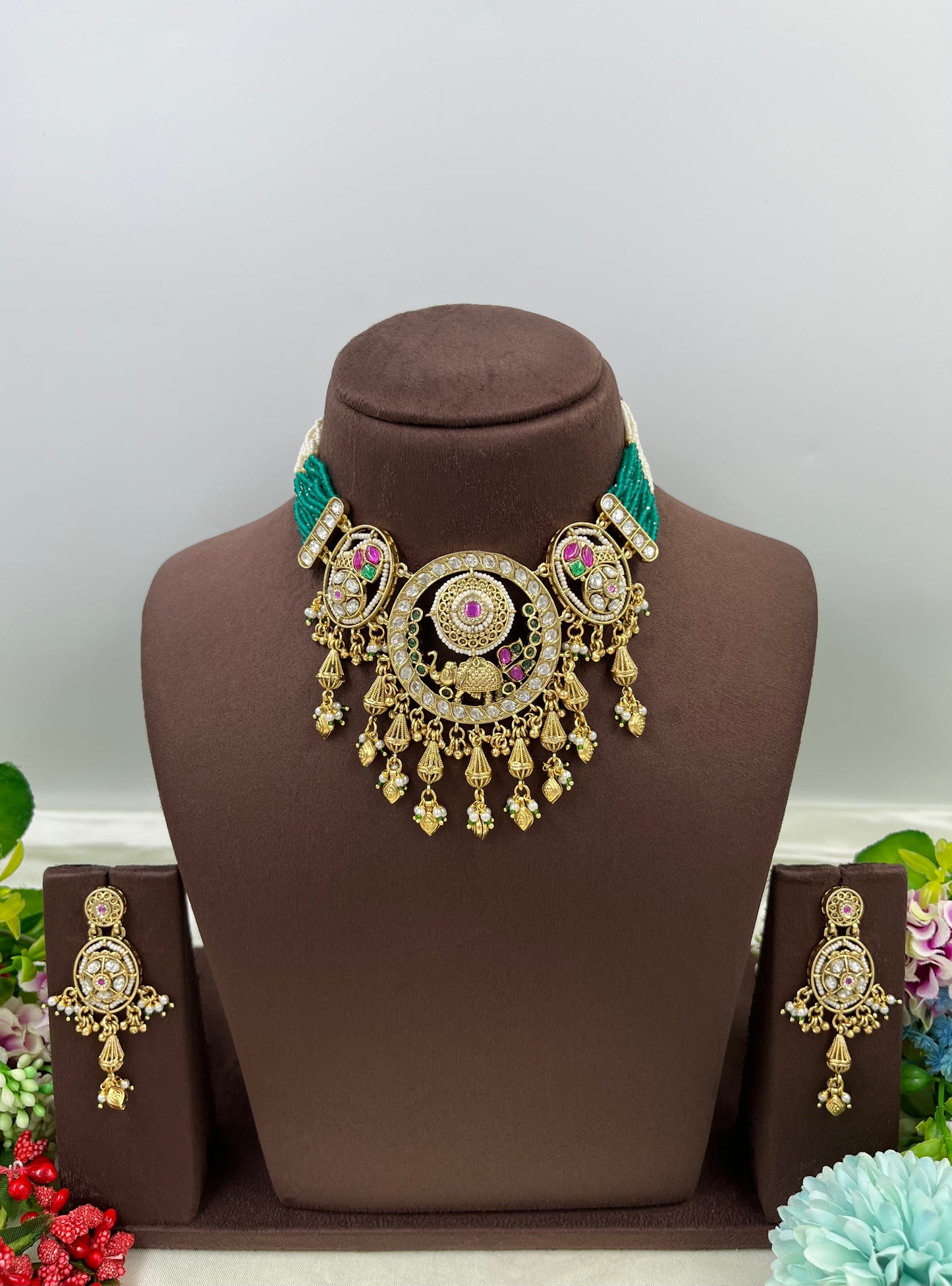 Pihu Antique Choker Necklace