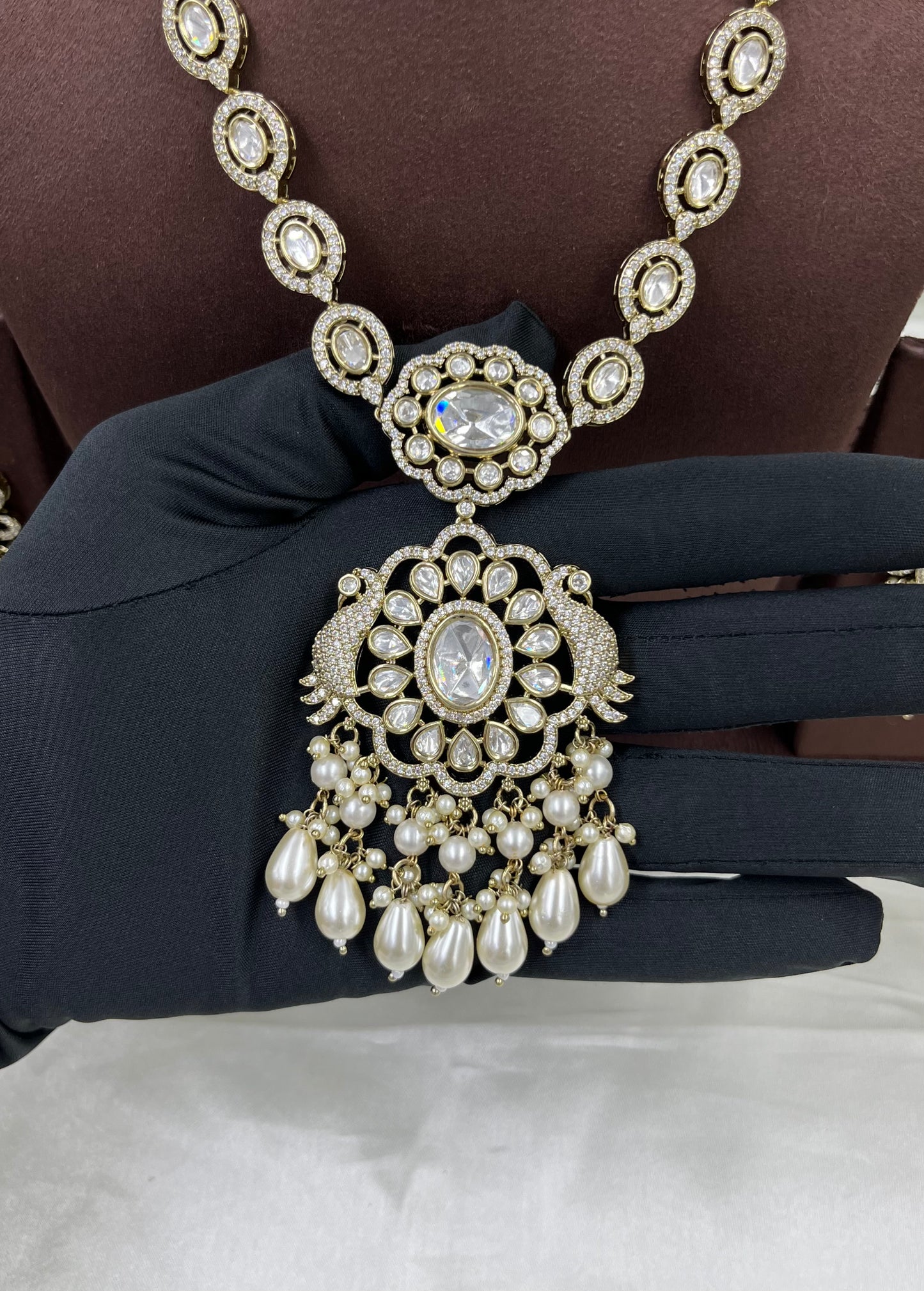 Kruti Premium Moissanite Necklace