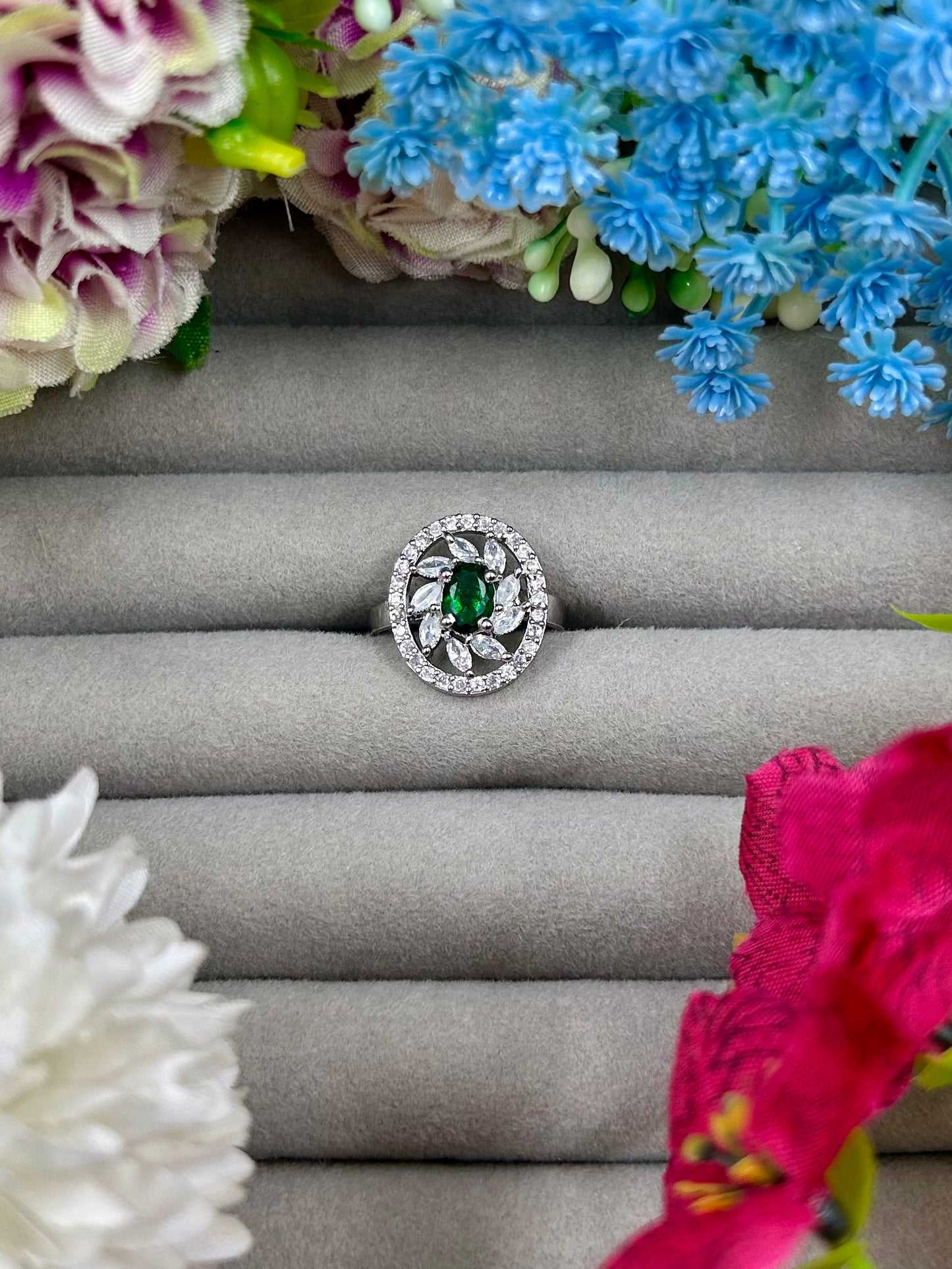 Drishti American Diamond Ring