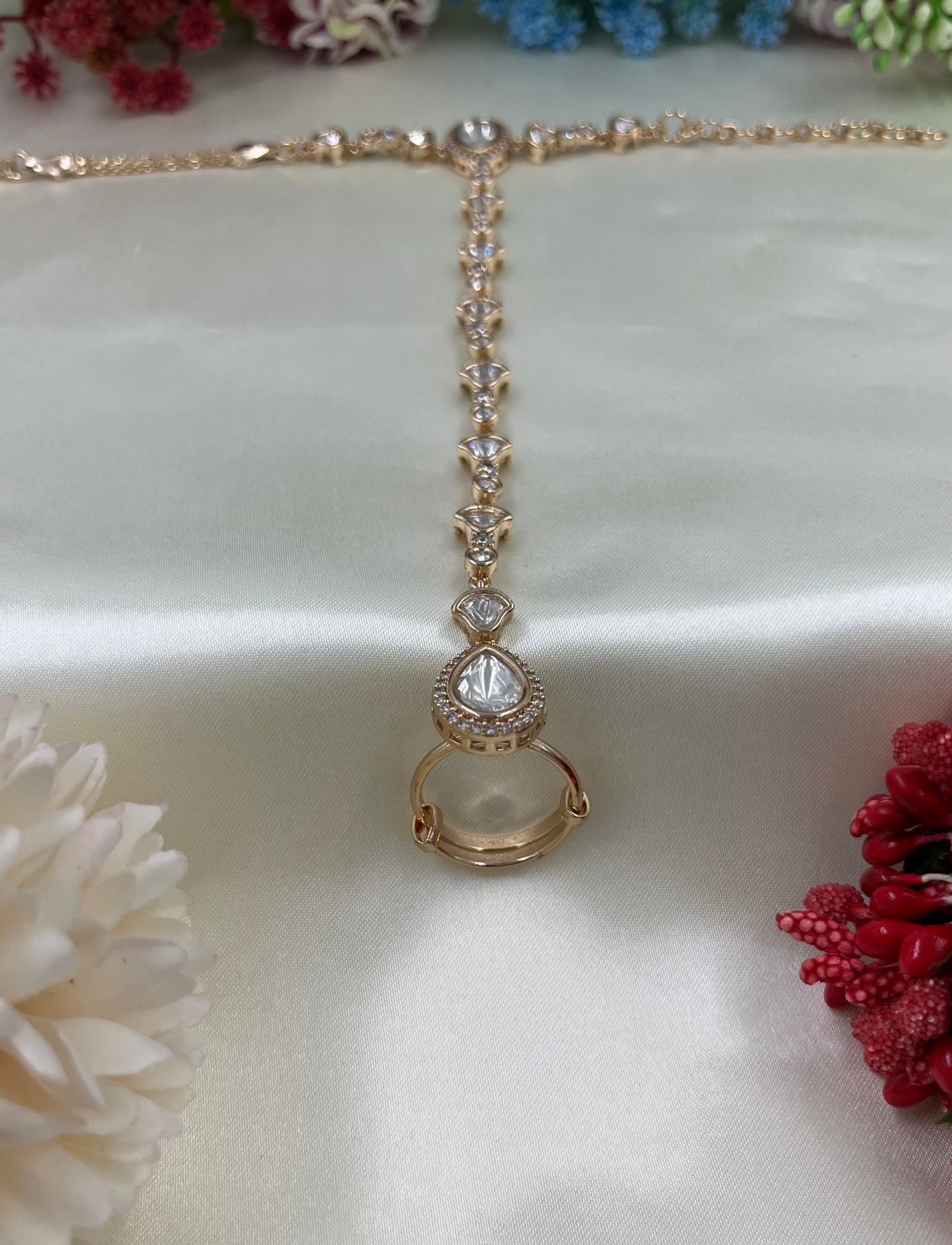 Shine Mahal Moissanite Premium Hath Panja (One pis)