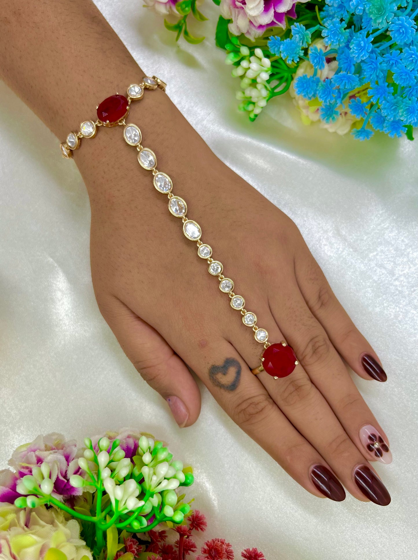 Siddhi Moissanite Premium Hath Panja (One pis)