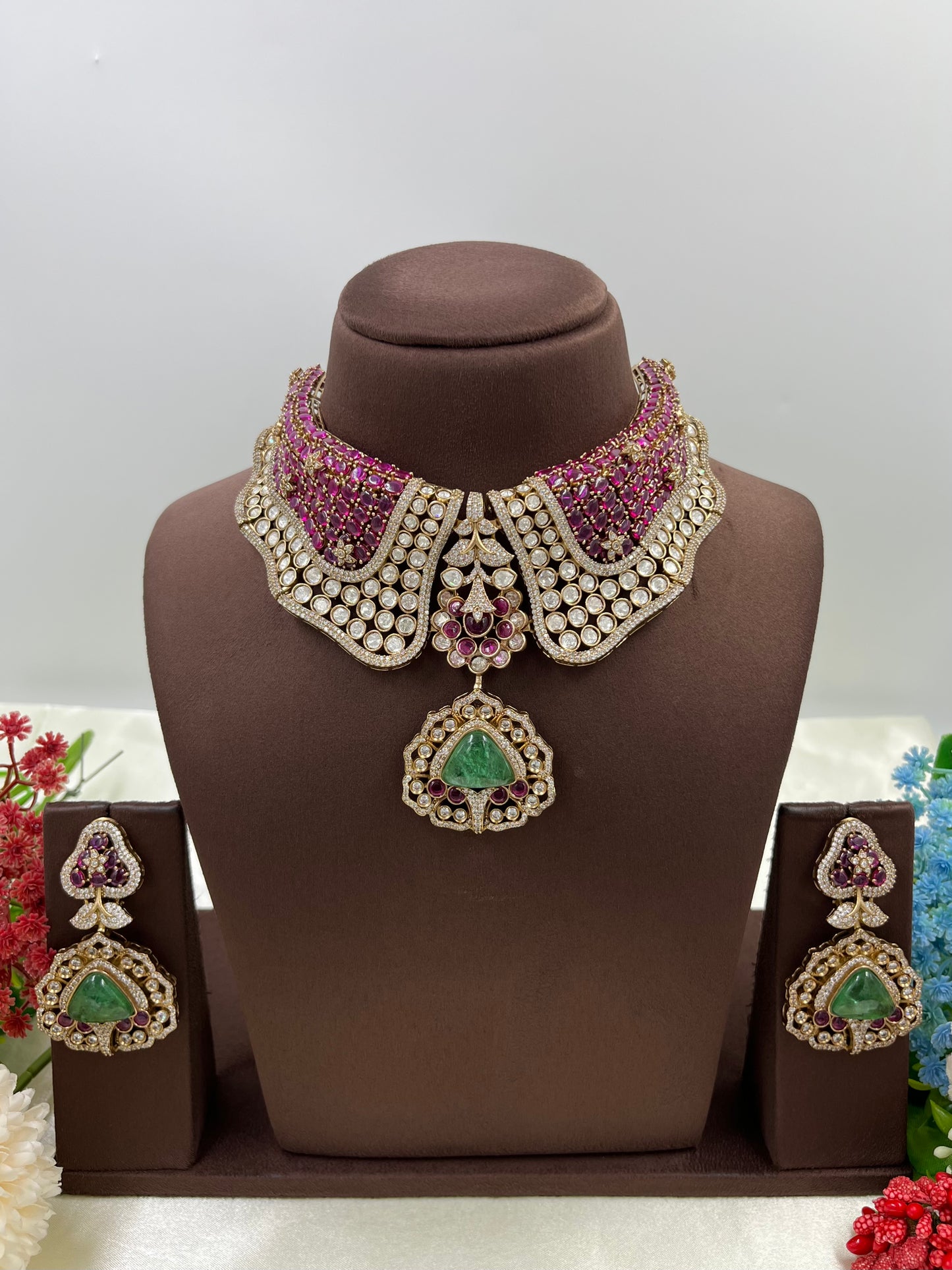 Sheesh Mahal Premium Kundan Necklace