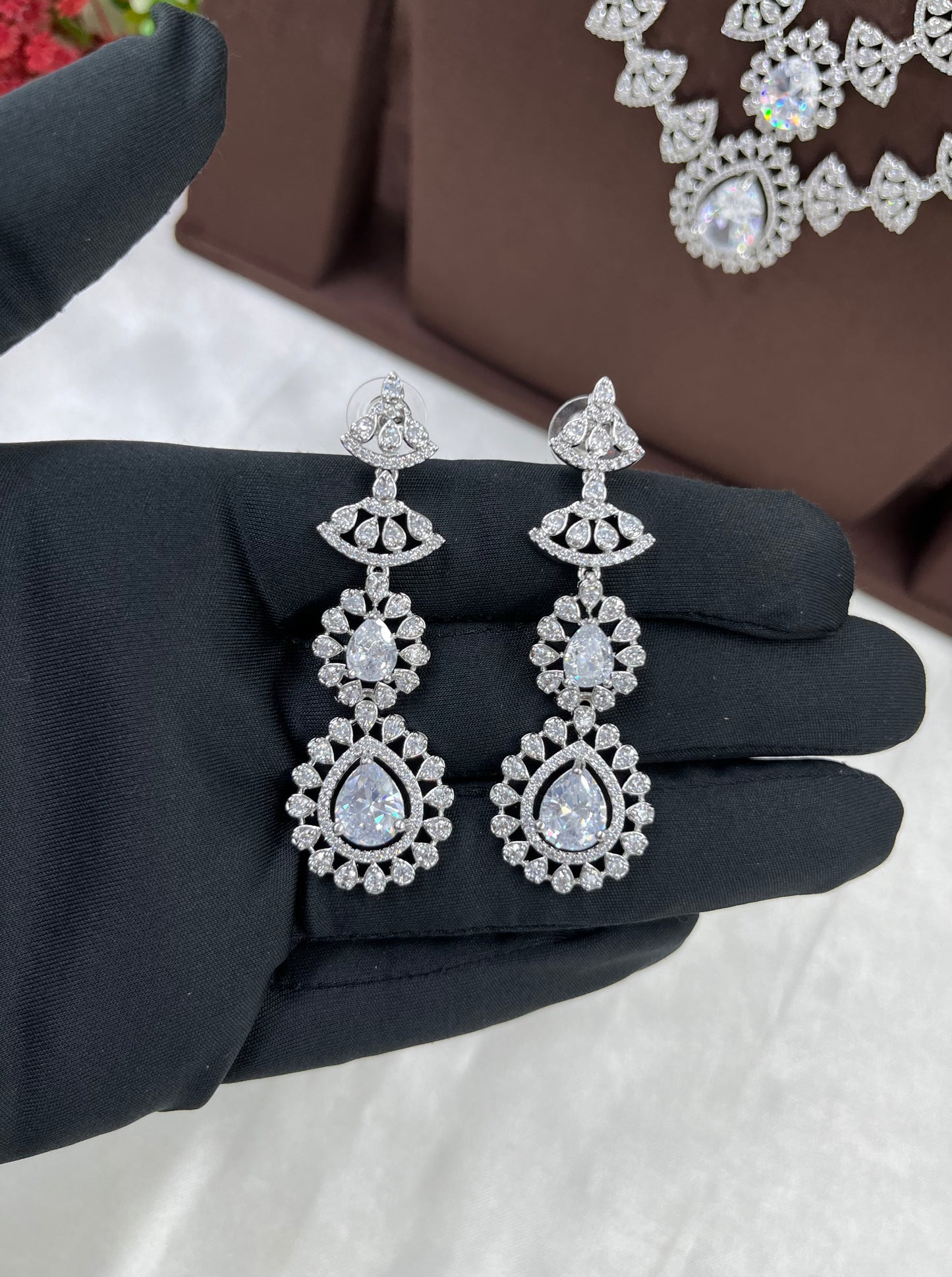 Sona double layer Necklace set