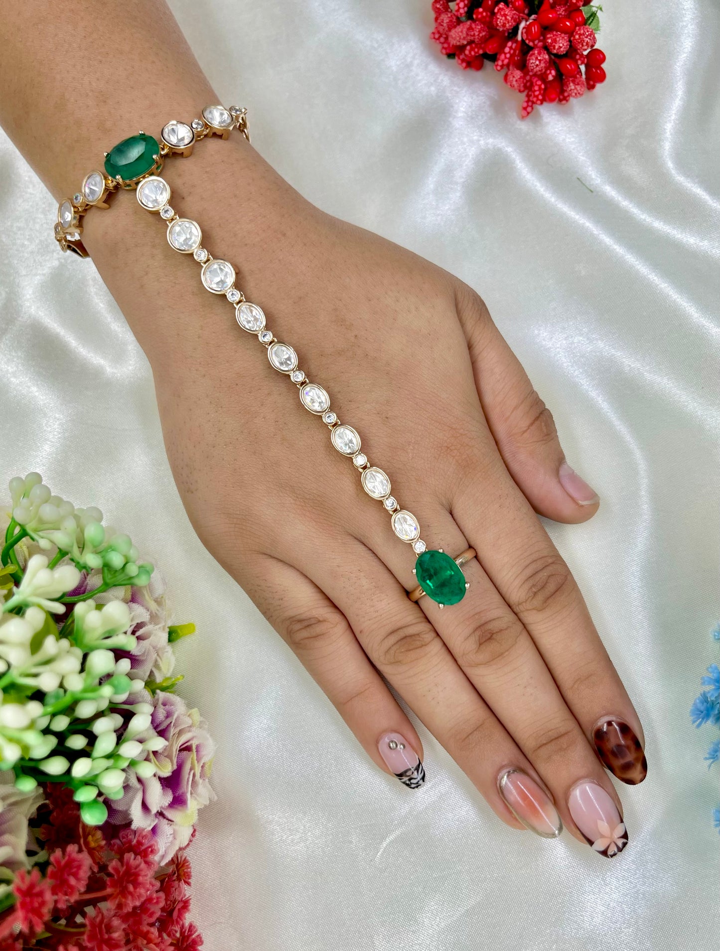 Eternal Moissanite Premium Hath Panja (One pis)