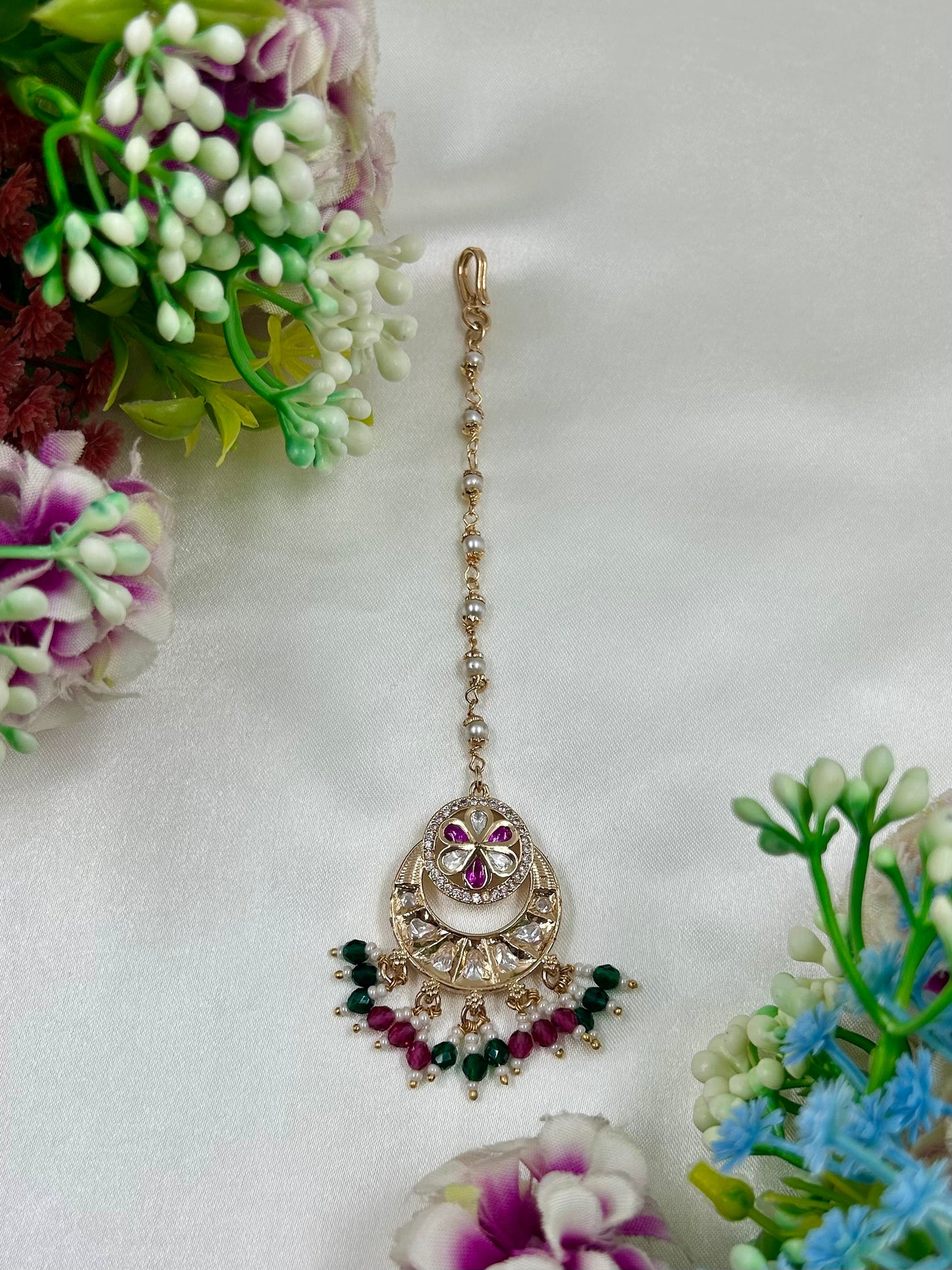 Hiba Moissanite Mang Tika