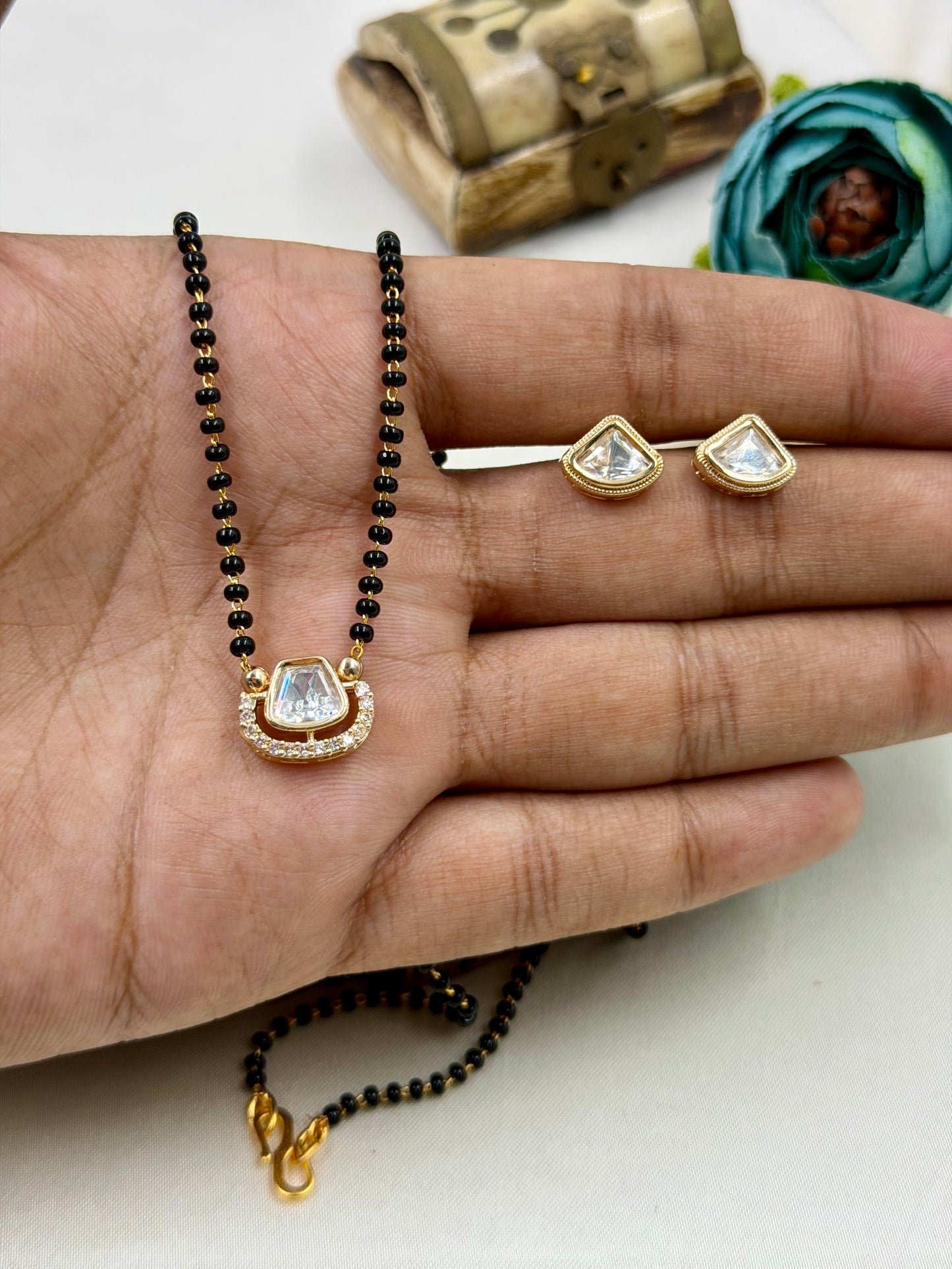 Aahana Moissanite Mangalsutra