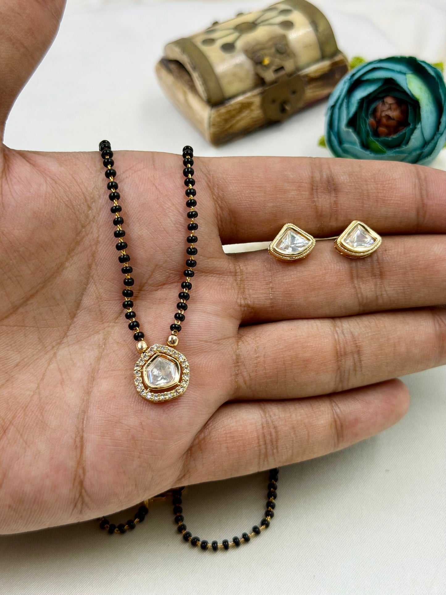 Jinal Moissanite Mangalsutra