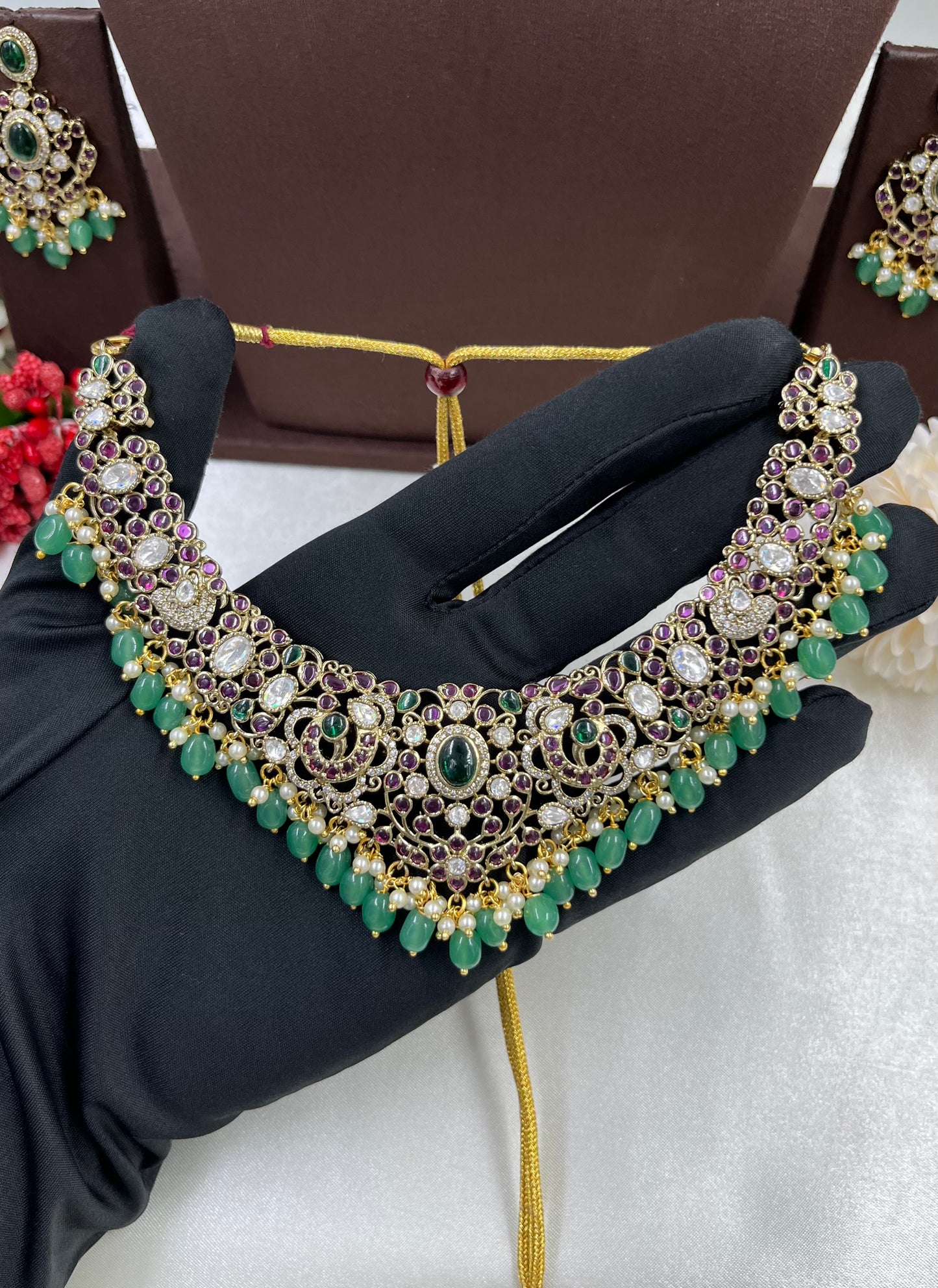 Simi Traditional South Indian Necklace