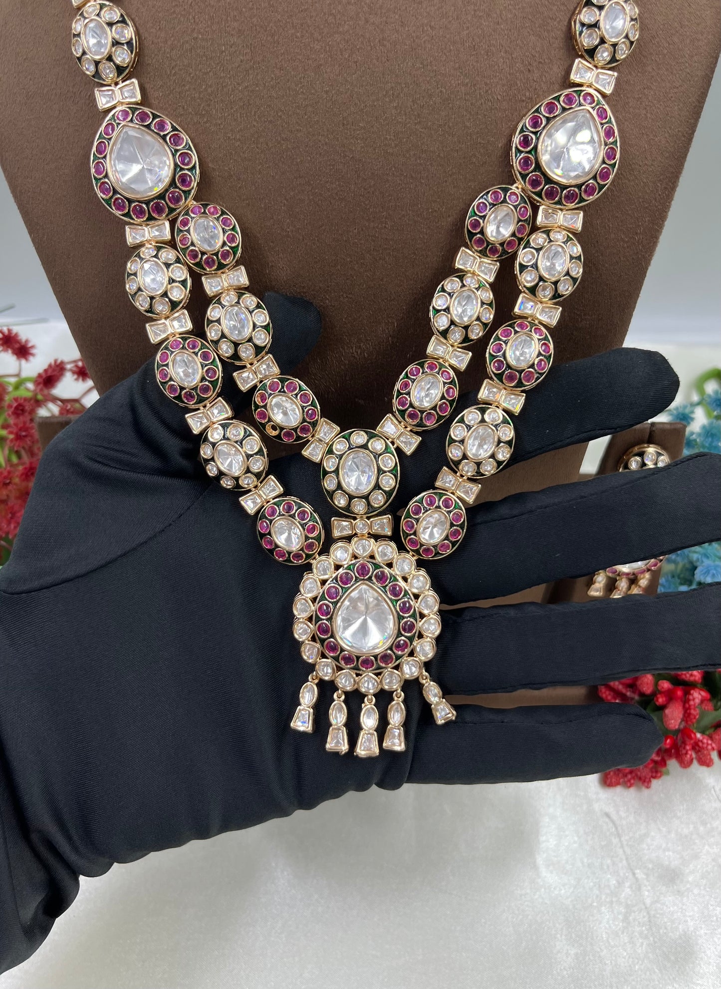 Zubeidaa Moissanite Long Necklace