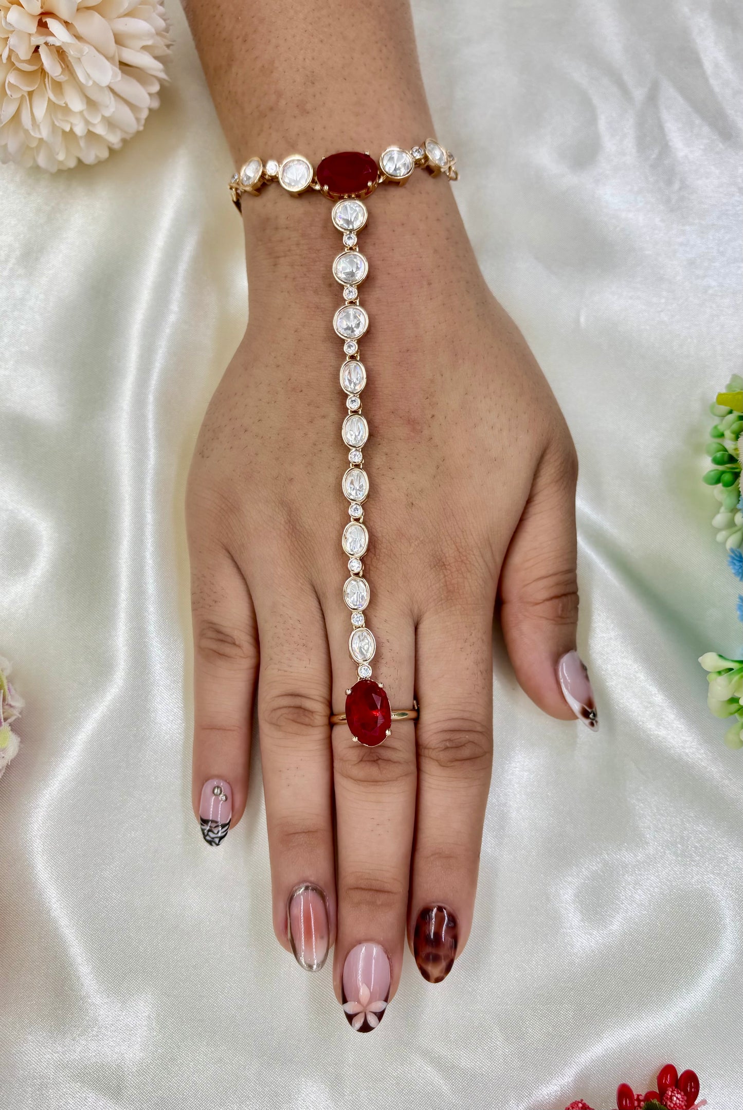 Eternal Moissanite Premium Hath Panja (One pis)