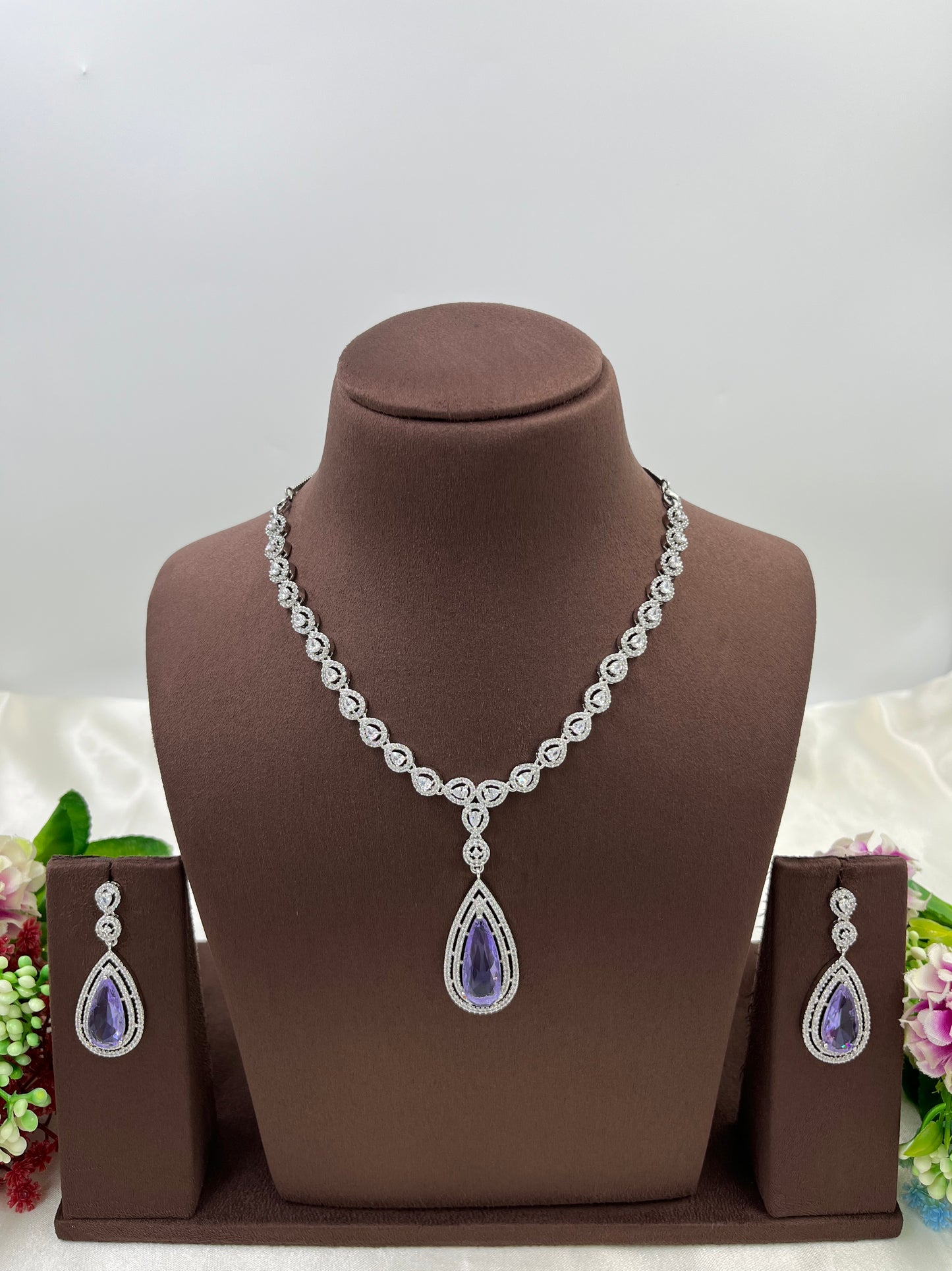 Zara Regal Drop Necklace Set