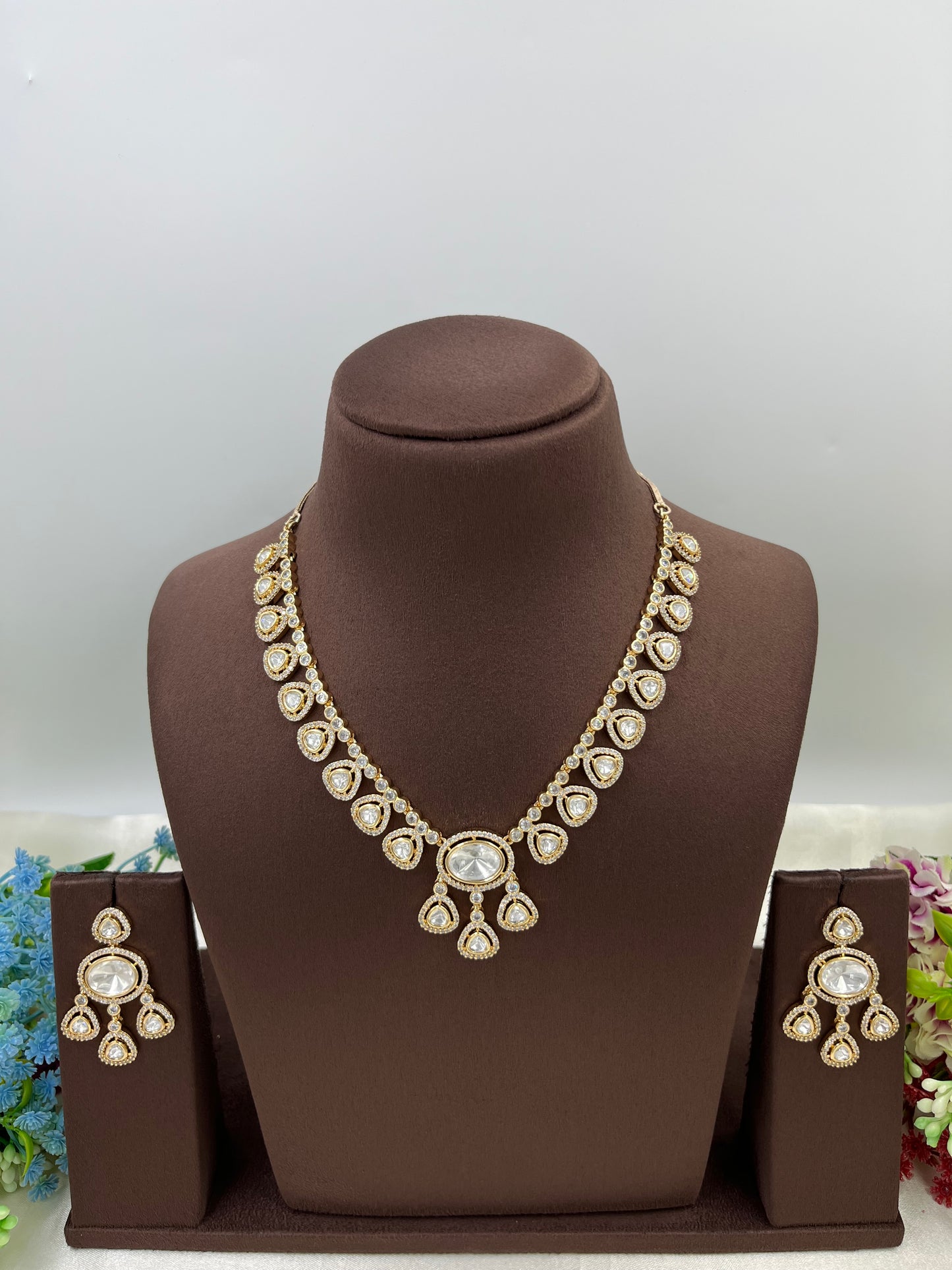 Brinda Delicate Moissanite Necklace