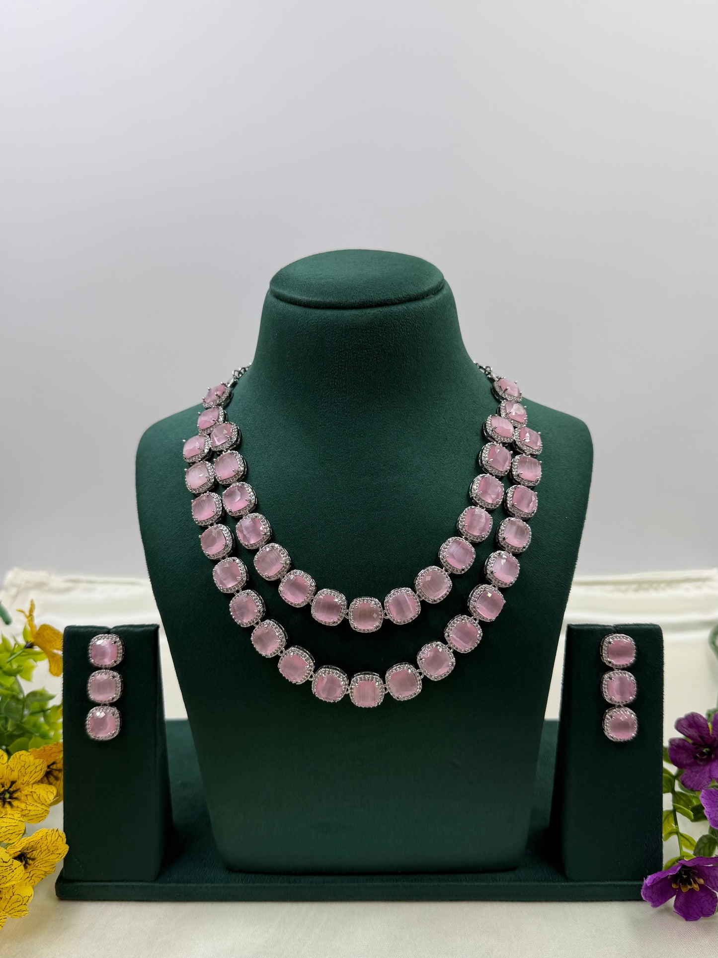 Asavari American Diamond Necklace