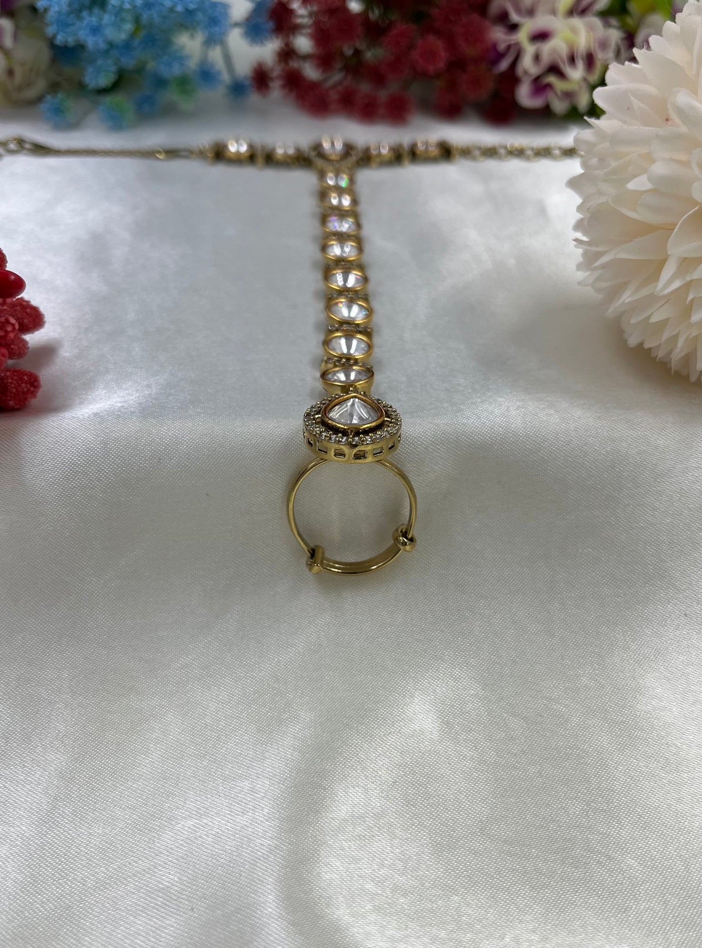 Aarohi Moissanite Premium Hath Panja (One pis)