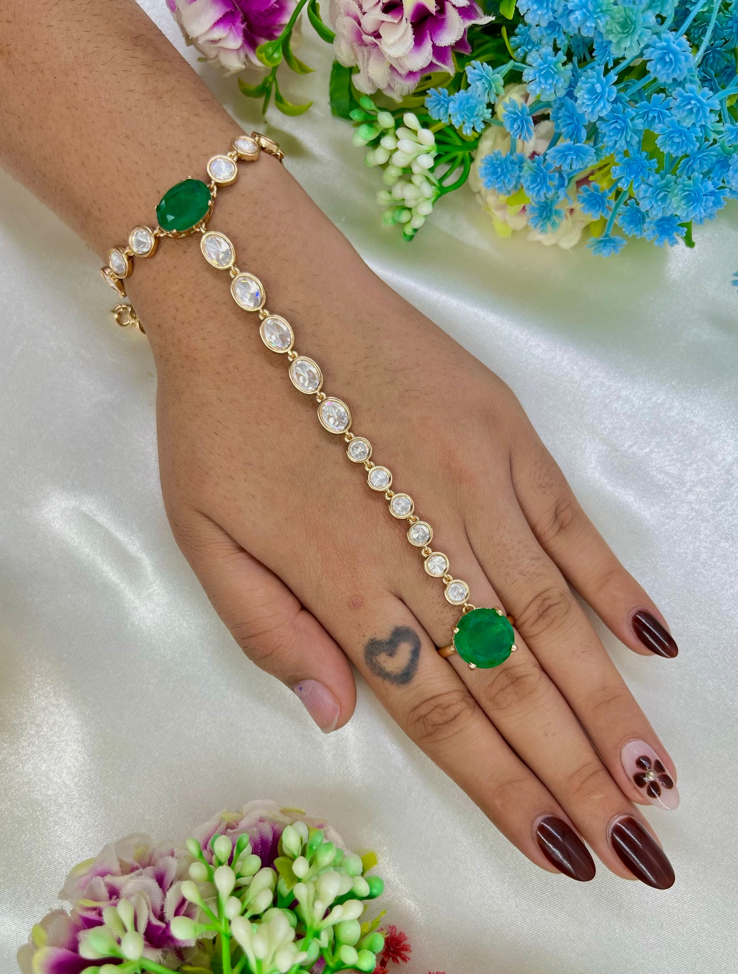 Siddhi Moissanite Premium Hath Panja (One pis)