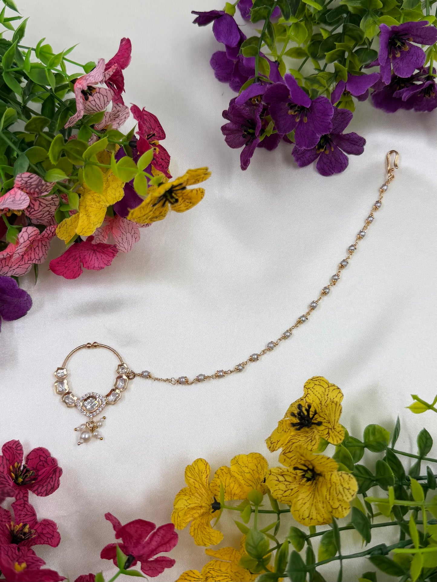 Vidhi Moissanite Nose Ring