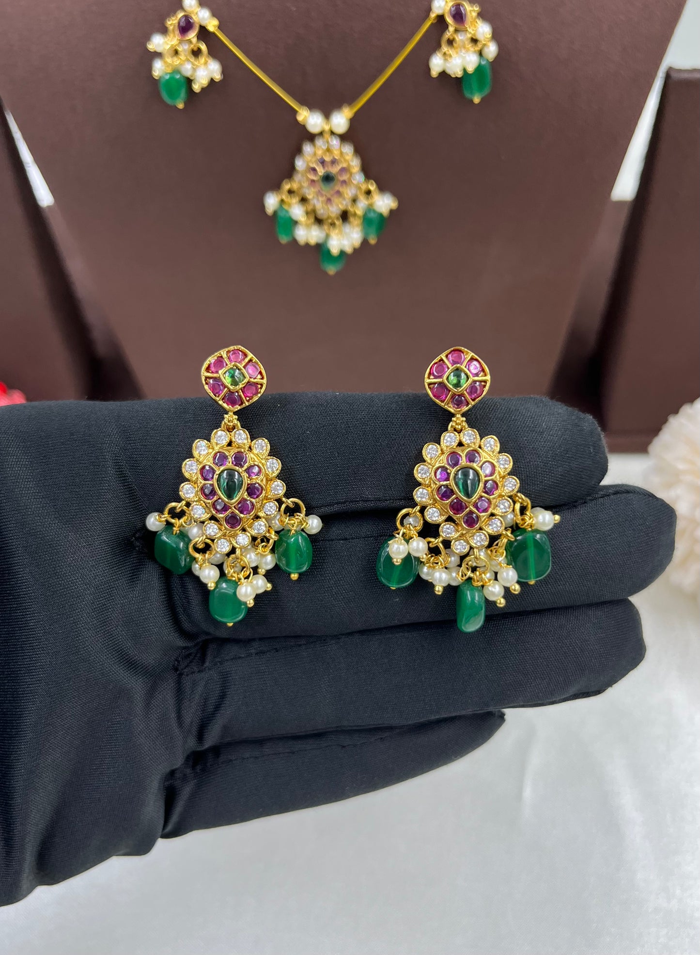 Veda Invisible South Indian Necklace