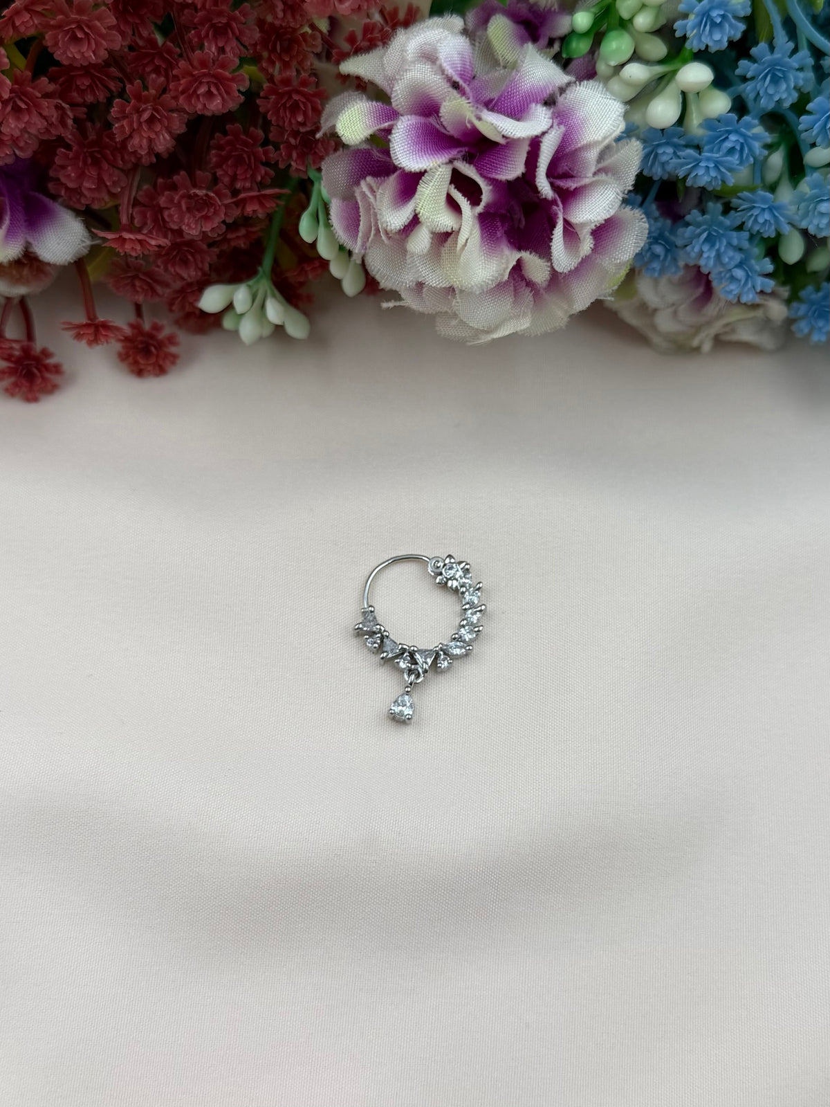 Nandini American Diamond Nose Ring