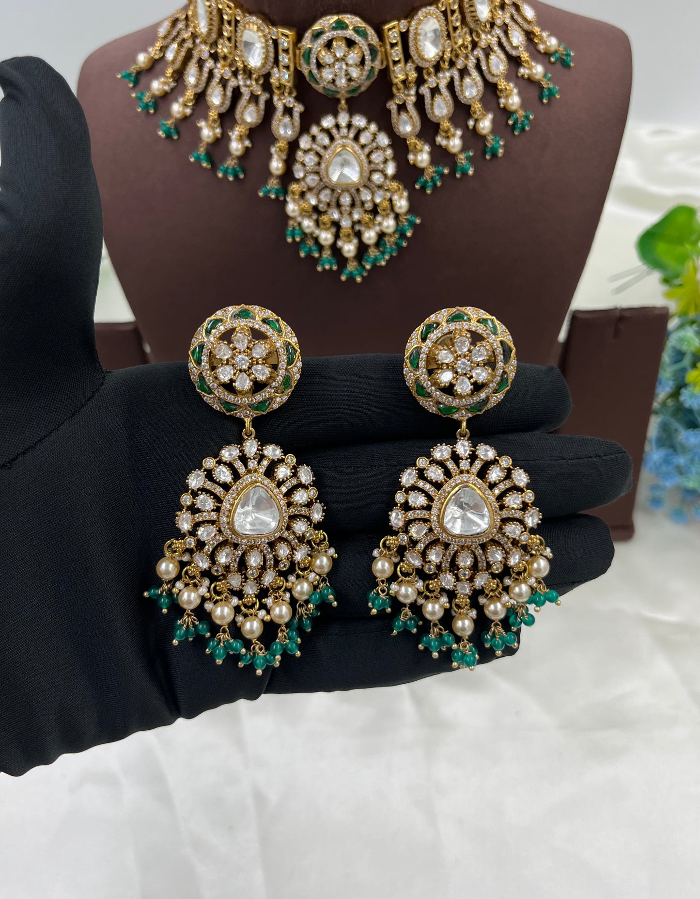 Indre Moissanite Choker Necklace