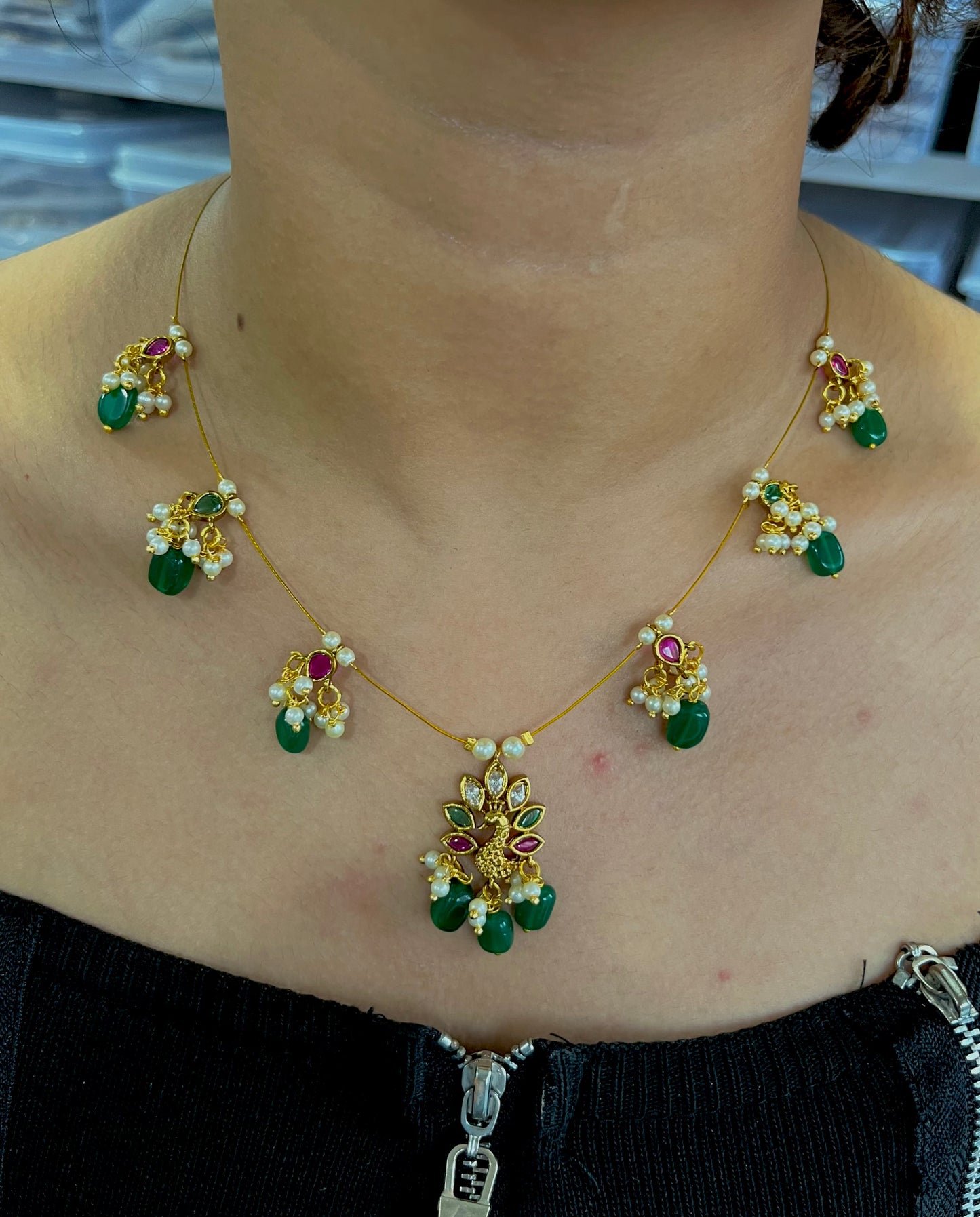Vani Invisible South Indian Necklace