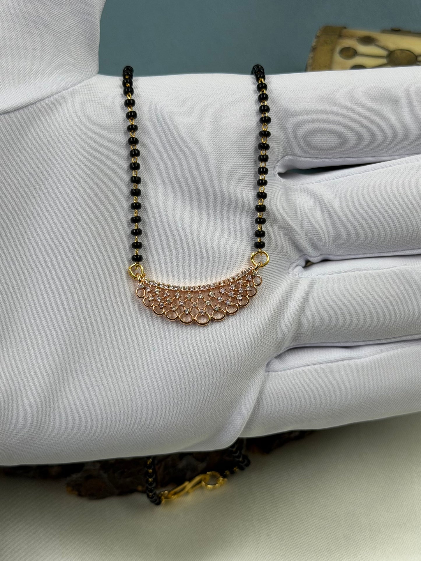 Kyra Rose Gold Mangalsutra