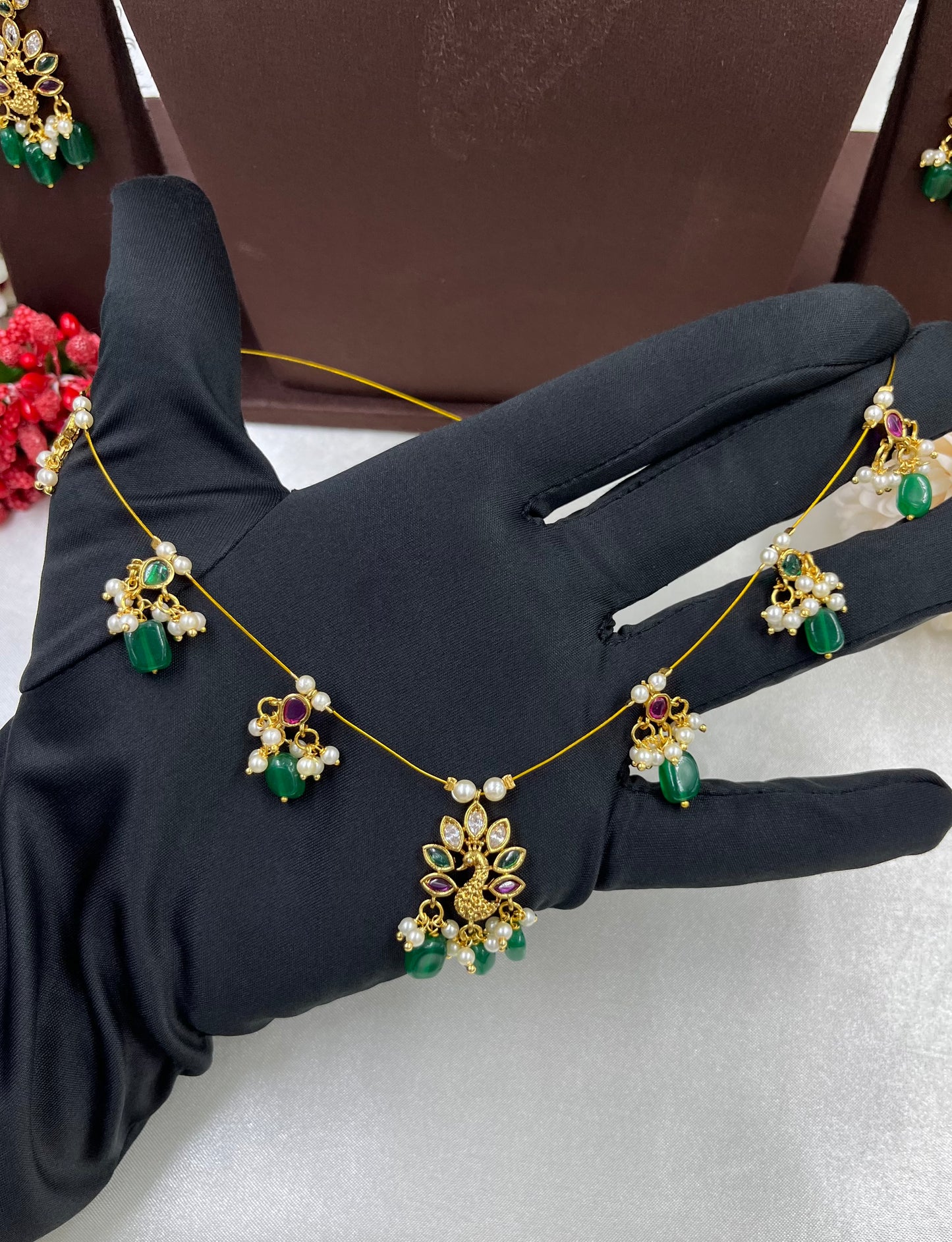 Vani Invisible South Indian Necklace