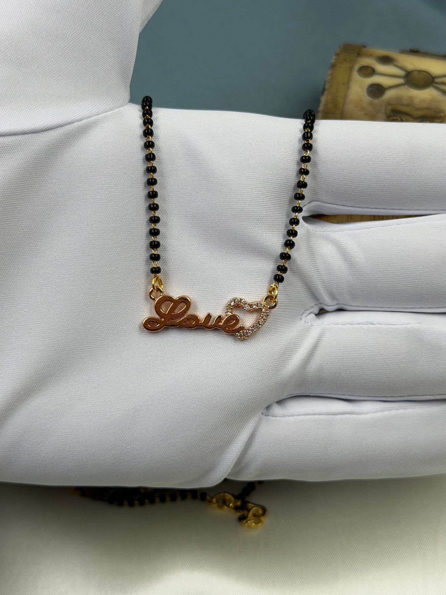 Love Rose Gold Mangalsutra