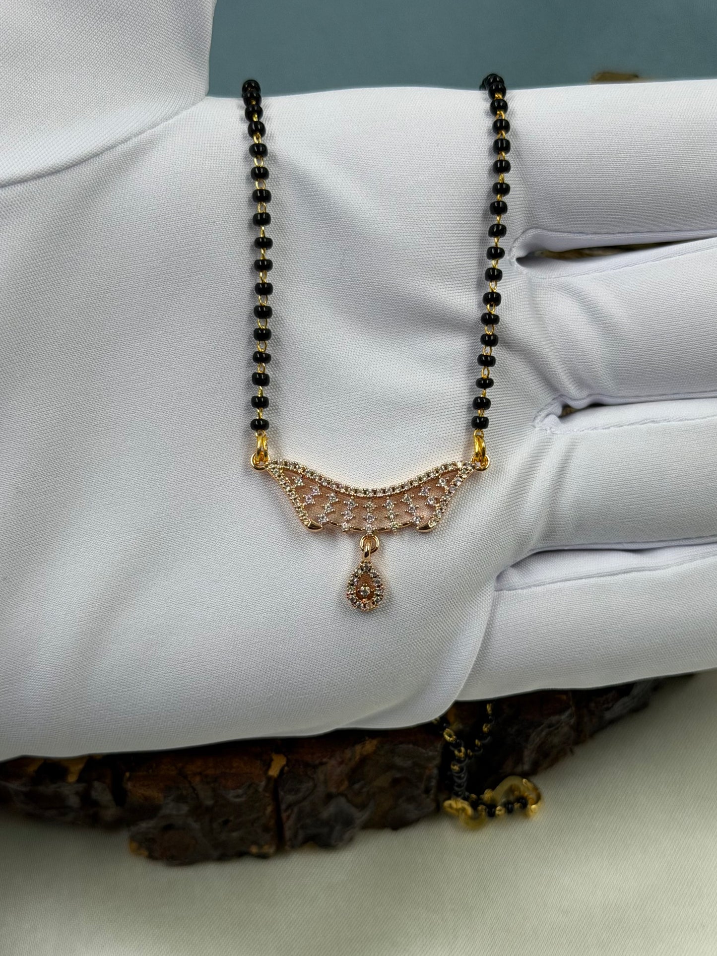 Hima Rose Gold Mangalsutra