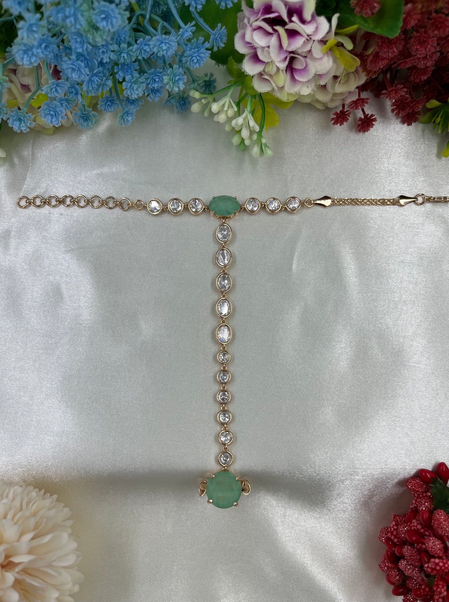 Siddhi Moissanite Premium Hath Panja (One pis)