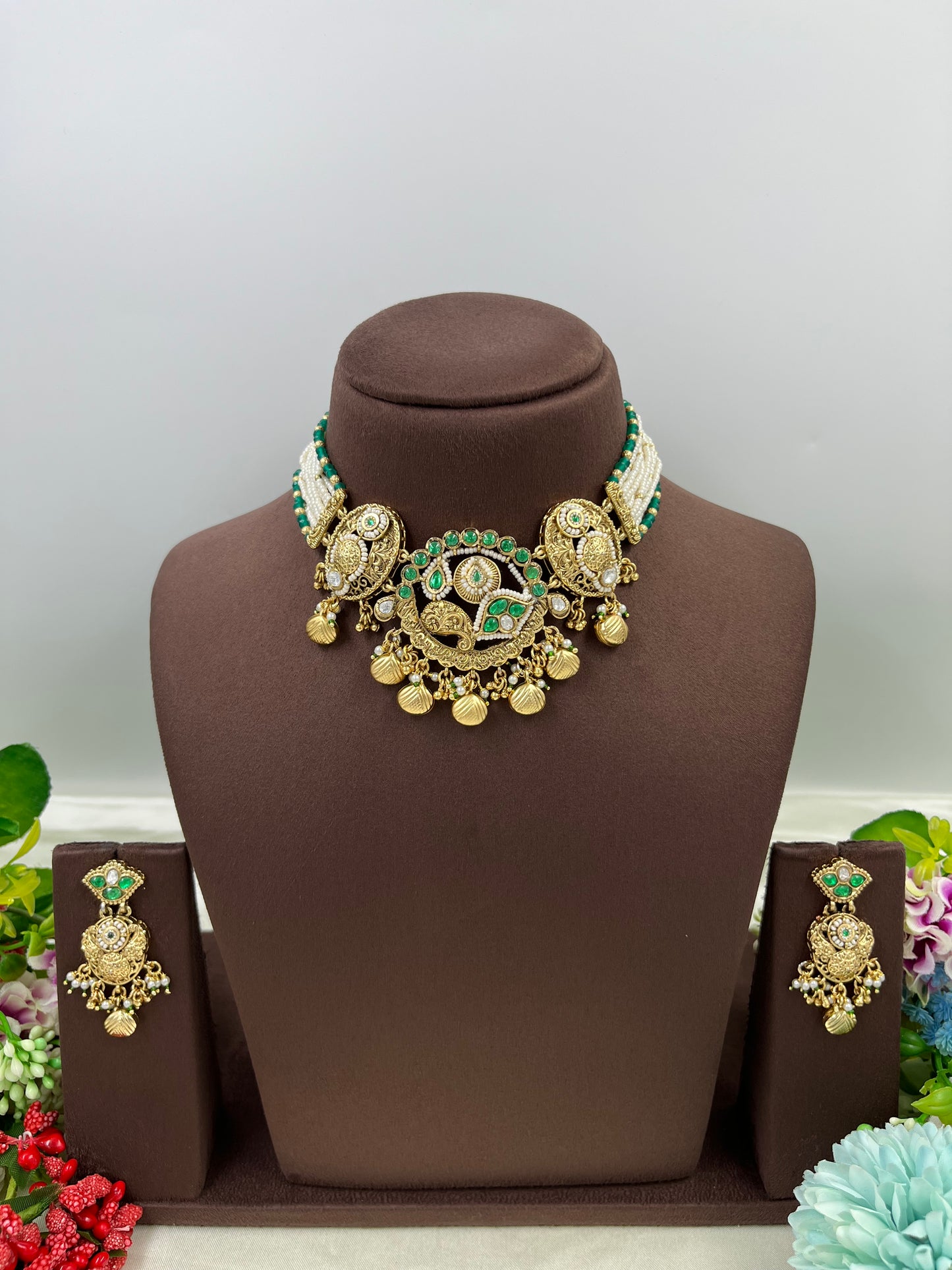 Sanjana Antique Choker Necklace