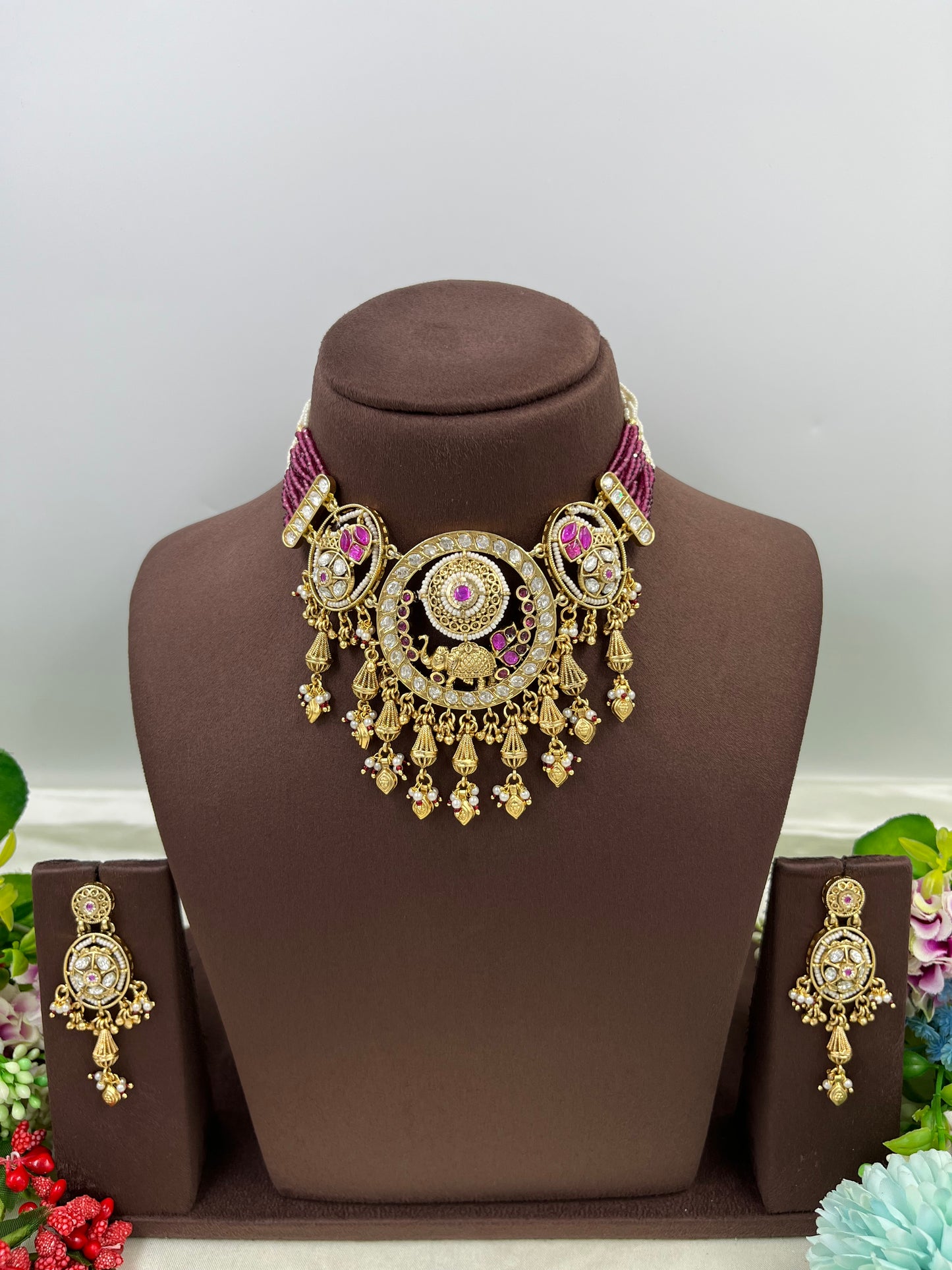 Pihu Antique Choker Necklace