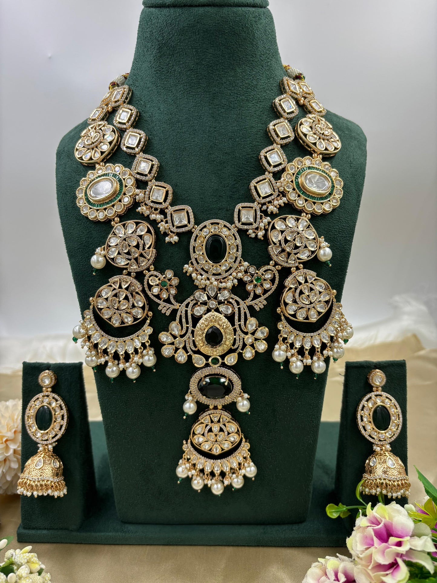 Erra Premium Moissanite Long Bridal set