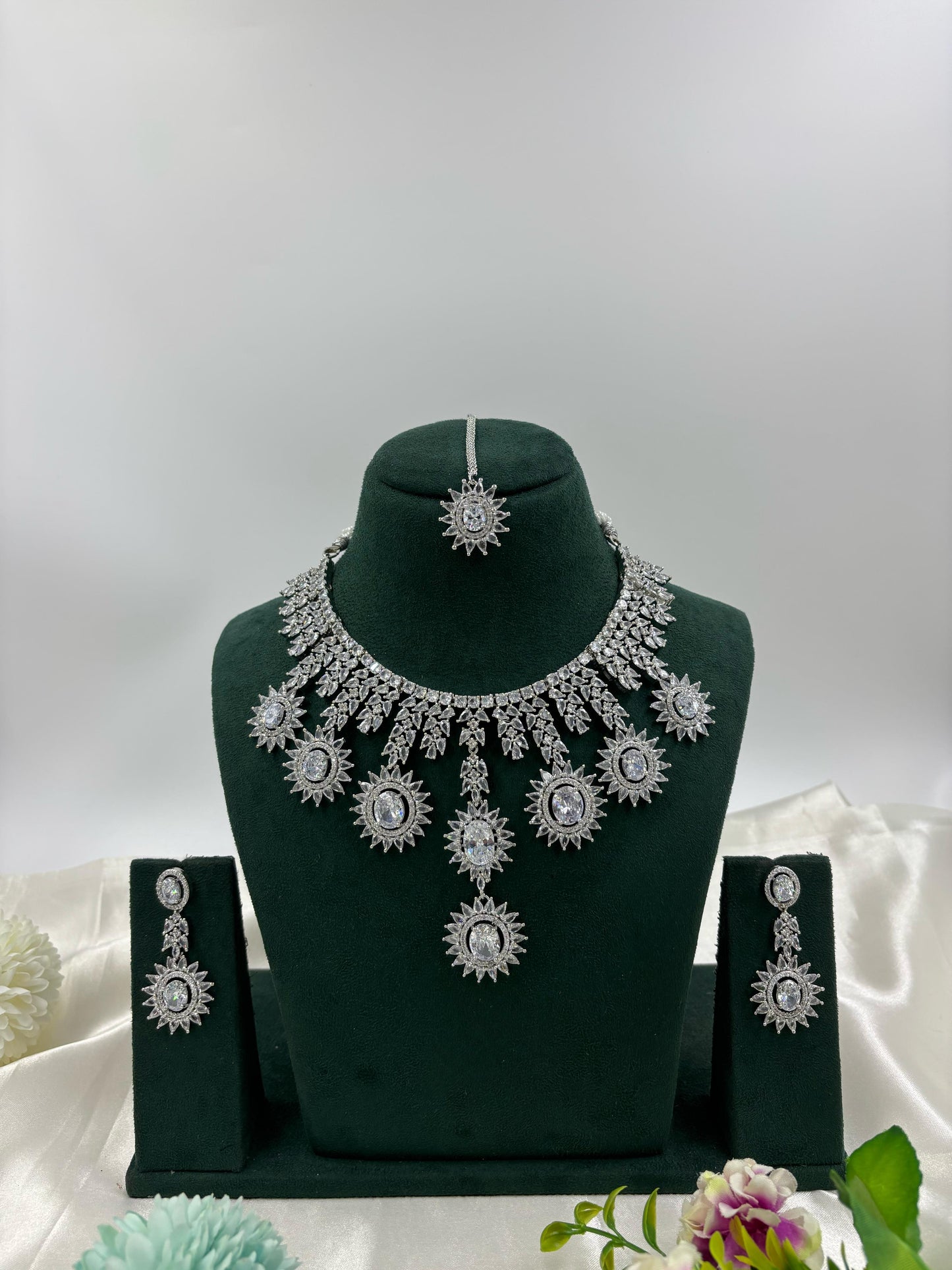 American Star Drop Necklace set