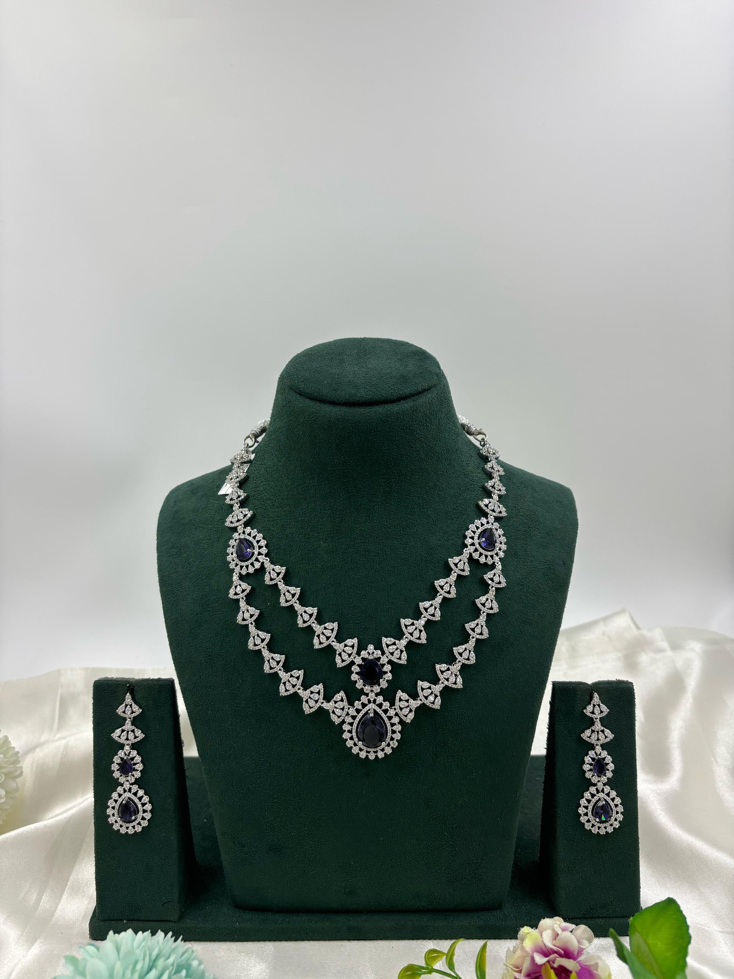Sona double layer Necklace set