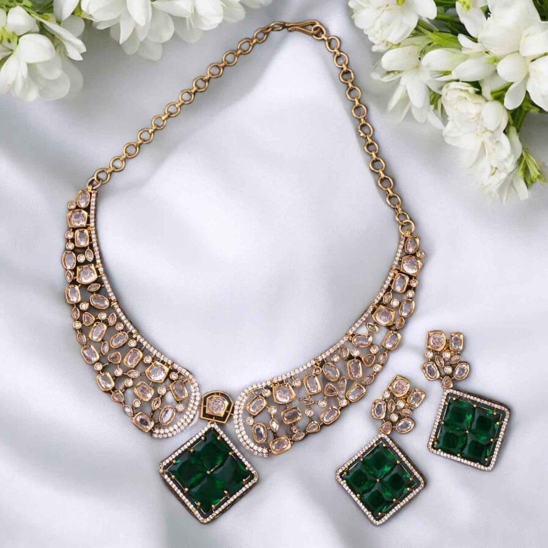 Vim Square Victorian Necklace Set