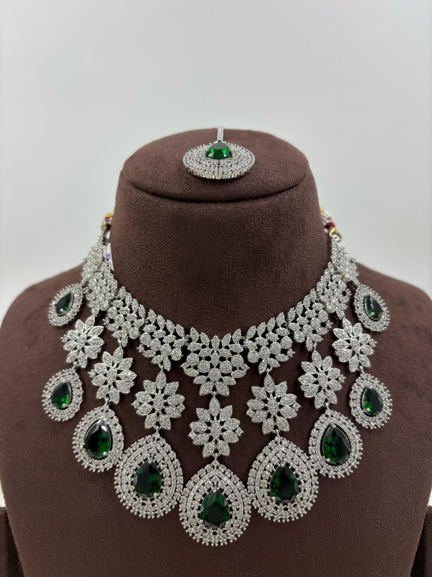 American Floral Drop Necklace Set (Small)