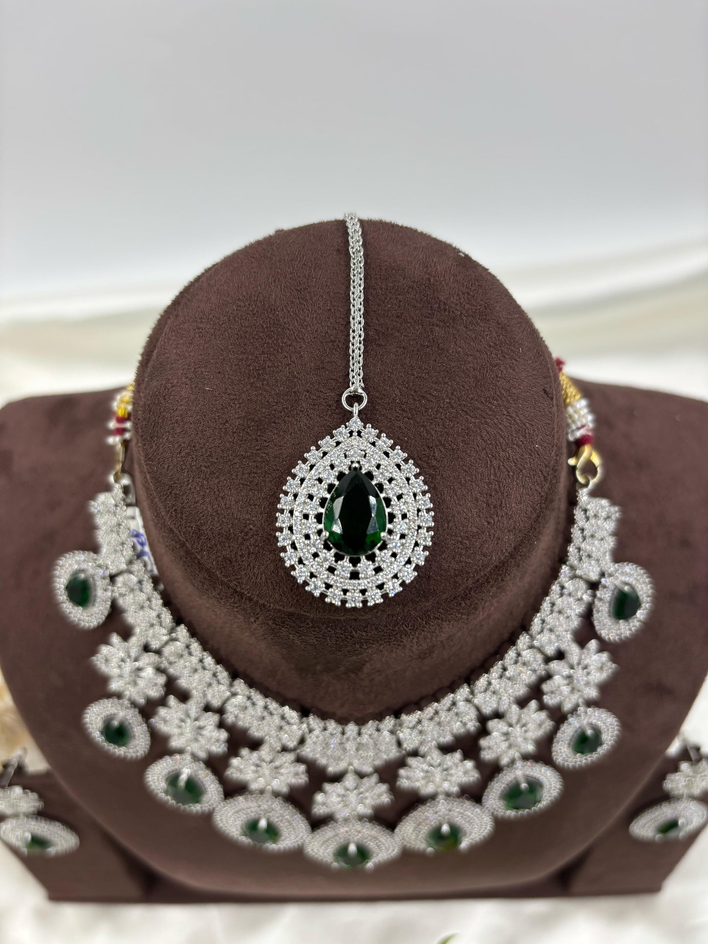 American Floral Drop Necklace Set (Small)