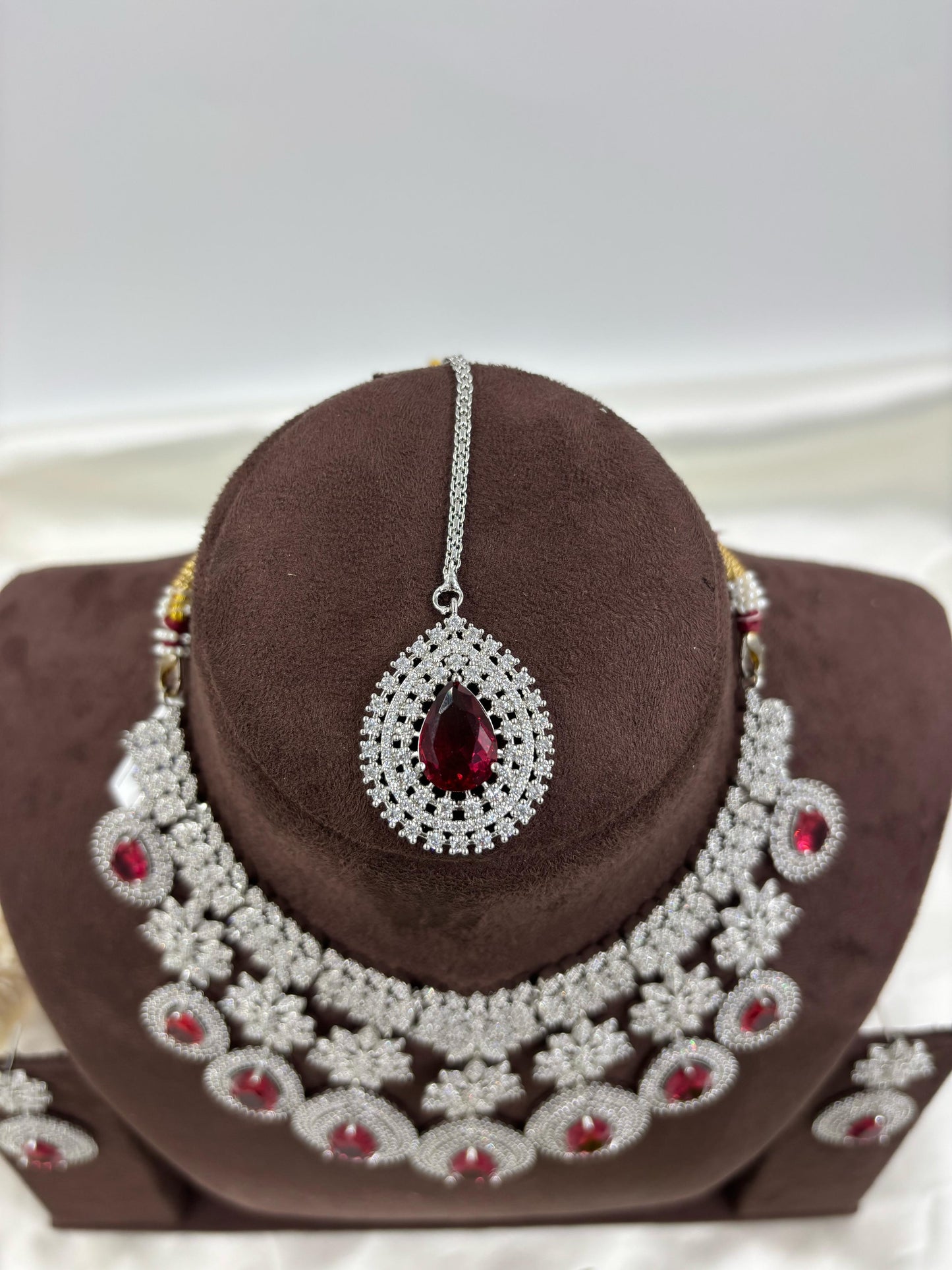 American Floral Drop Necklace Set (Small)