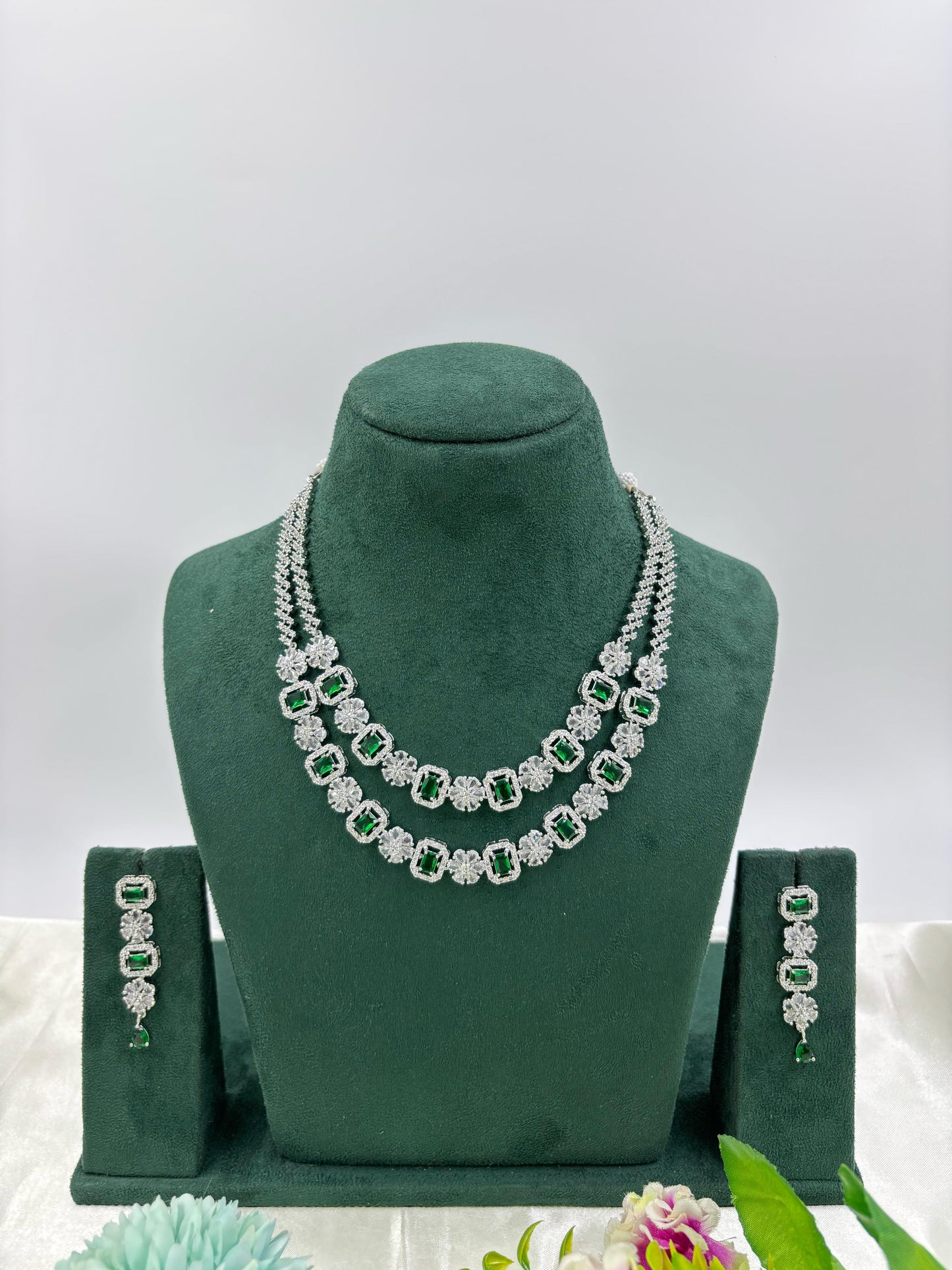 Fila Double Layer Necklace set