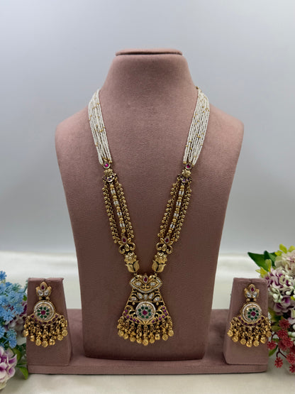 Sanvi Chorski Heritage Long Necklace Set