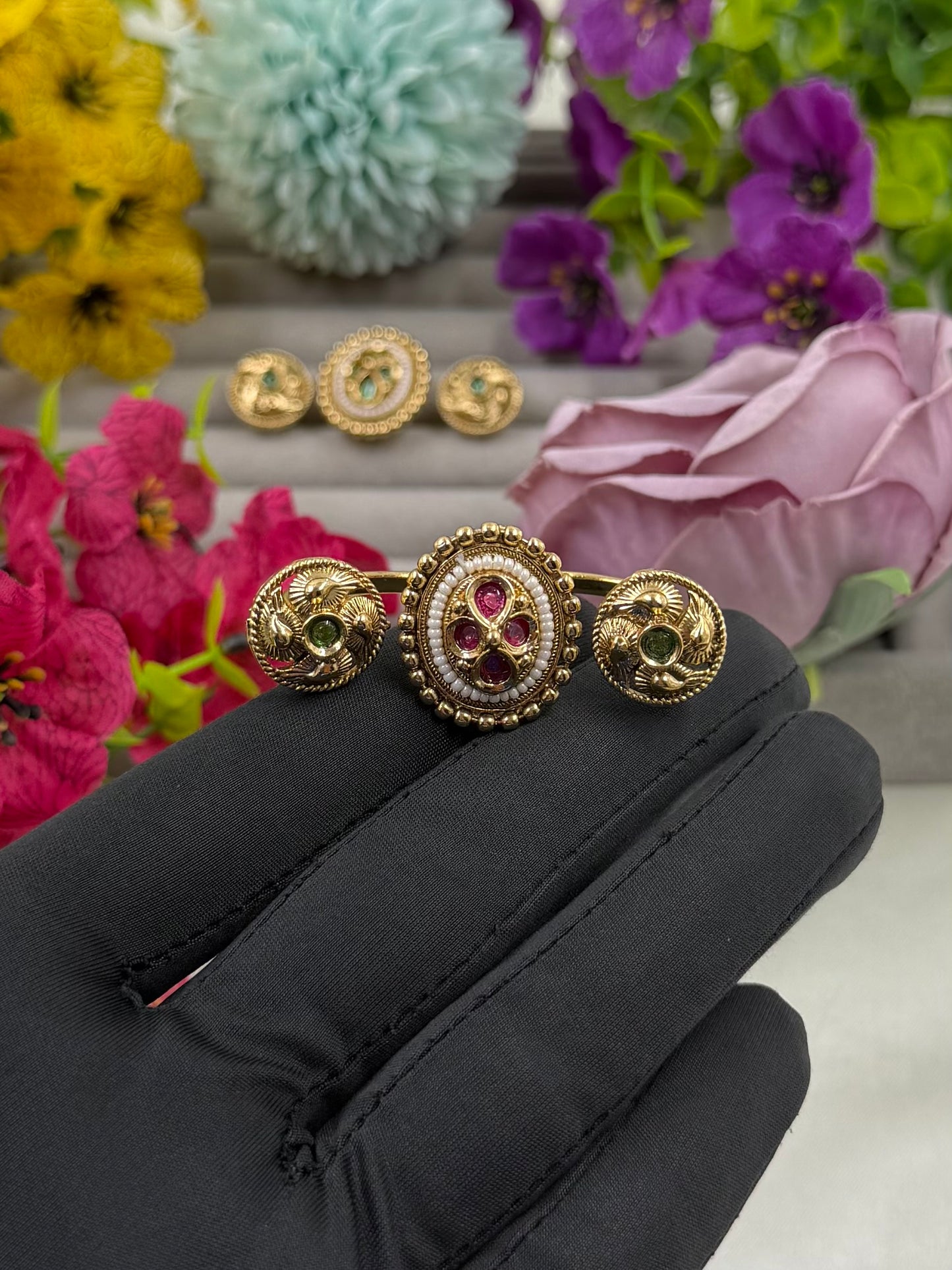 Kriti Heritage Ring (Adjustable)