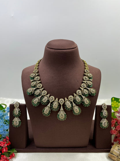 Vinita Victorian American Diamond Necklace