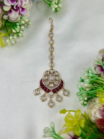 Vidya Moissanite Mang Tika