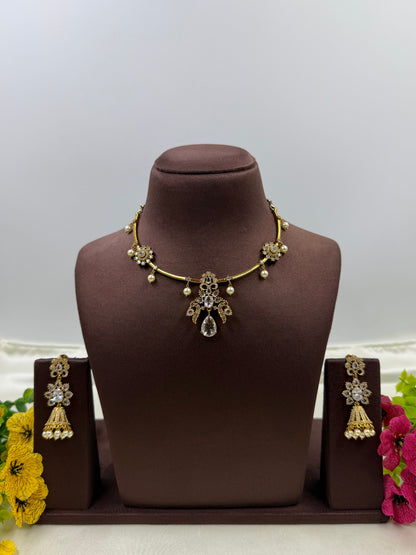 Rohini Traditional Hasli Necklace
